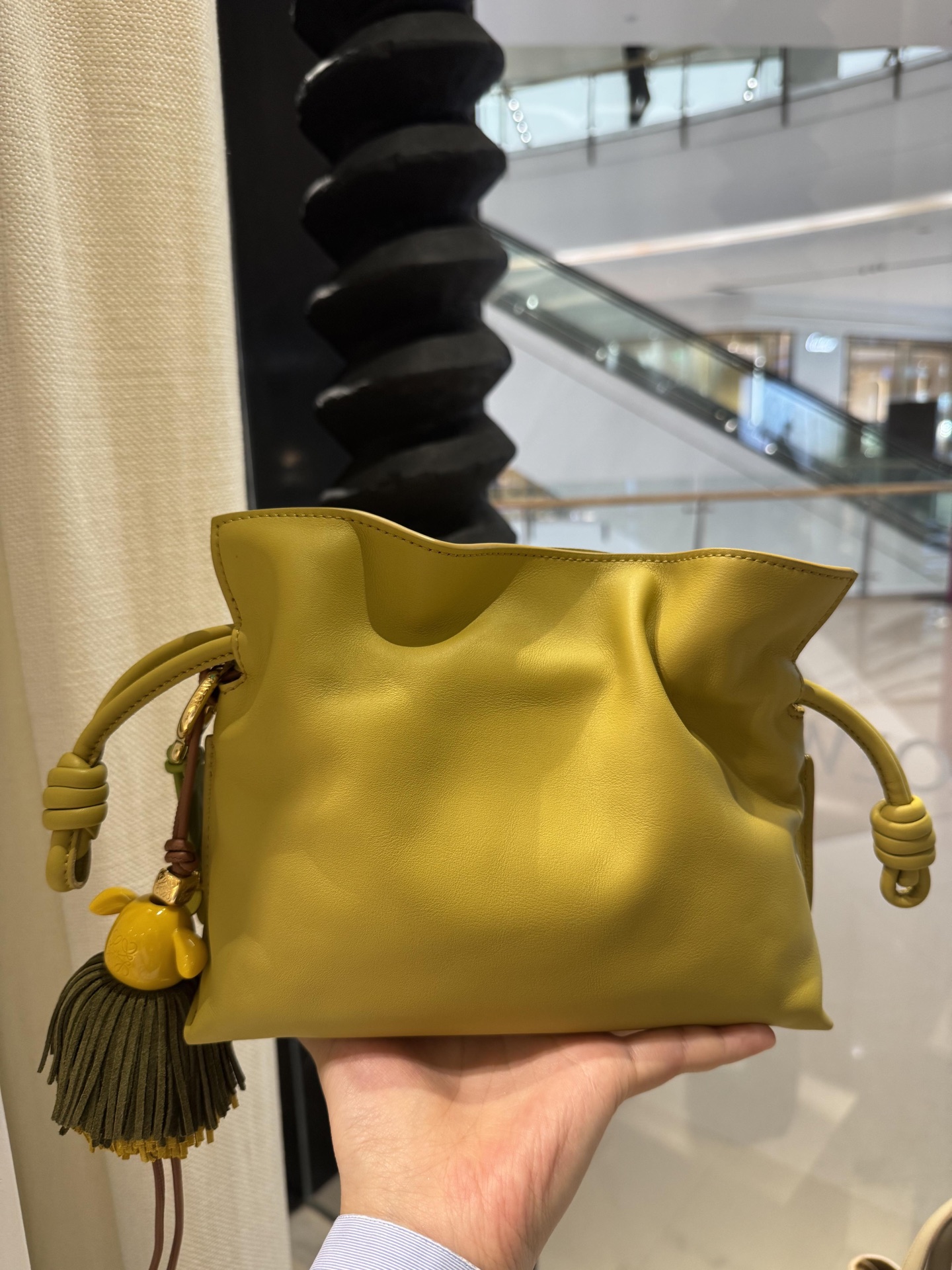 LOEWE 로에베 Flamenco 플라멩코 퍼스 나파 카프스킨 파우치 숄더백 가방