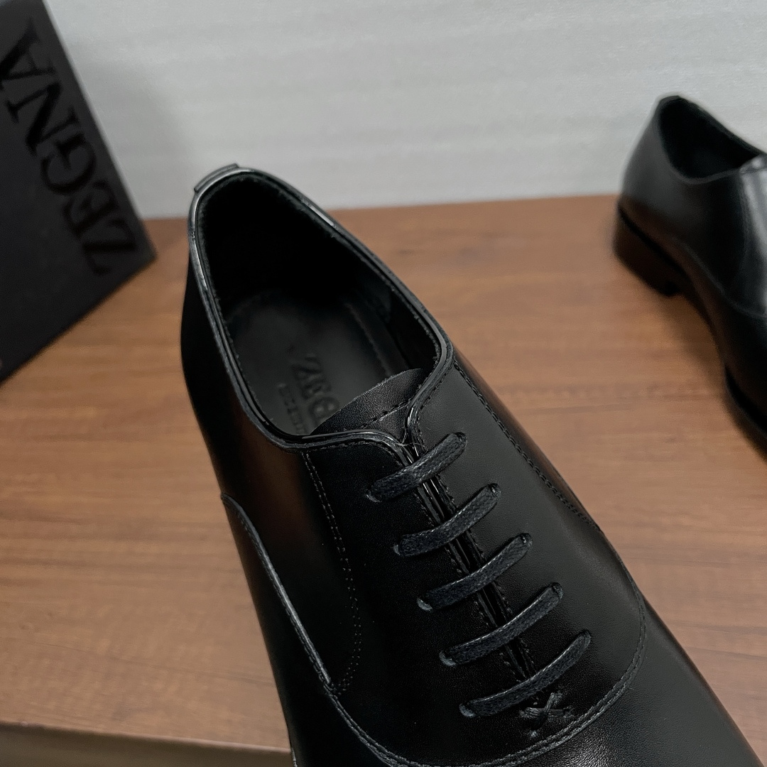 Zegna 제냐 브러쉬드 오피스 정장화 (옥스퍼드) 구두 신발