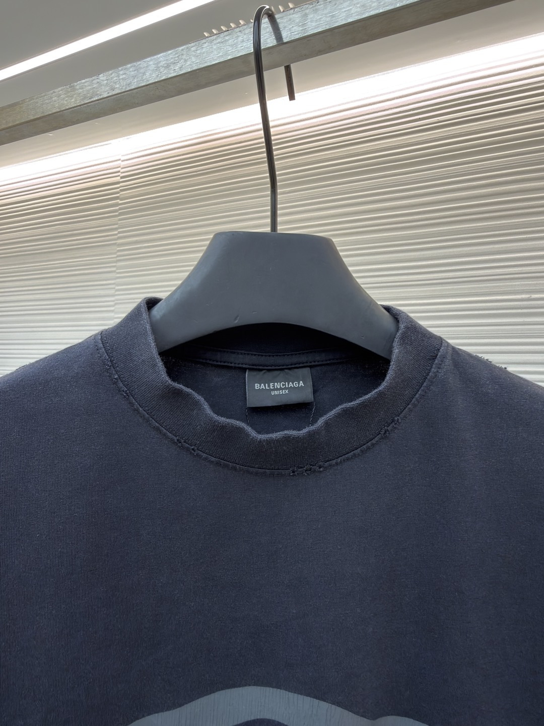 발렌시아가(BALENCIAGA) 멜팅 프린트 티셔츠 상의 의류