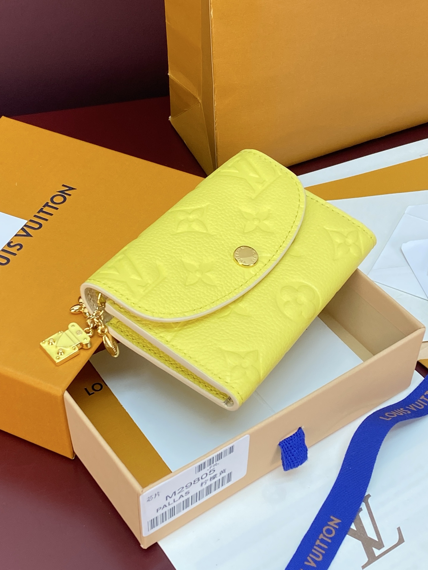 [Louis Vuitton] LV 루이비통 엠프레인 하이 섬머 Rosalie 로잘리 코인 지갑 M29805