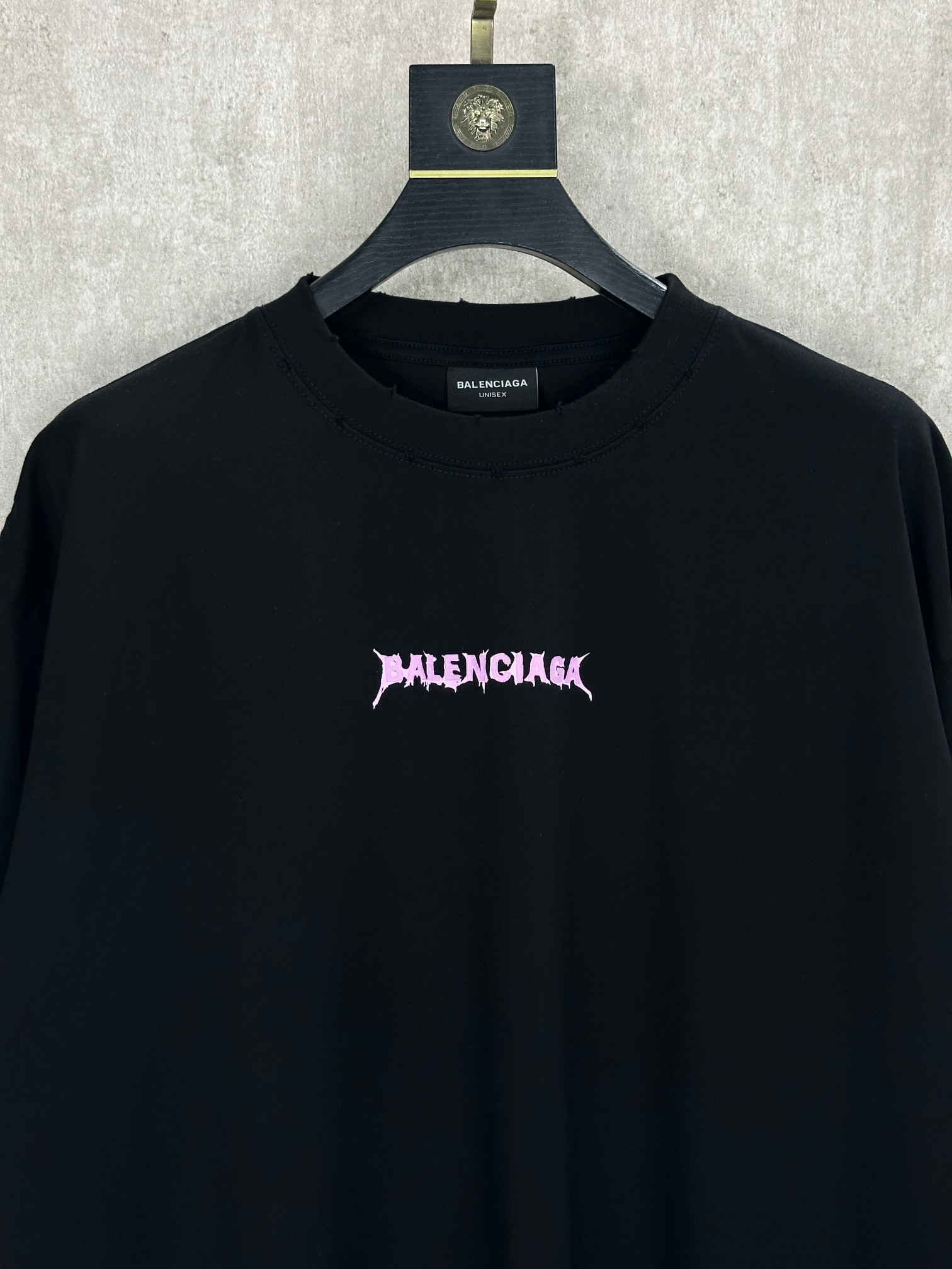 발렌시아가(BALENCIAGA) 레터링 프린트 반팔 티셔츠 의류