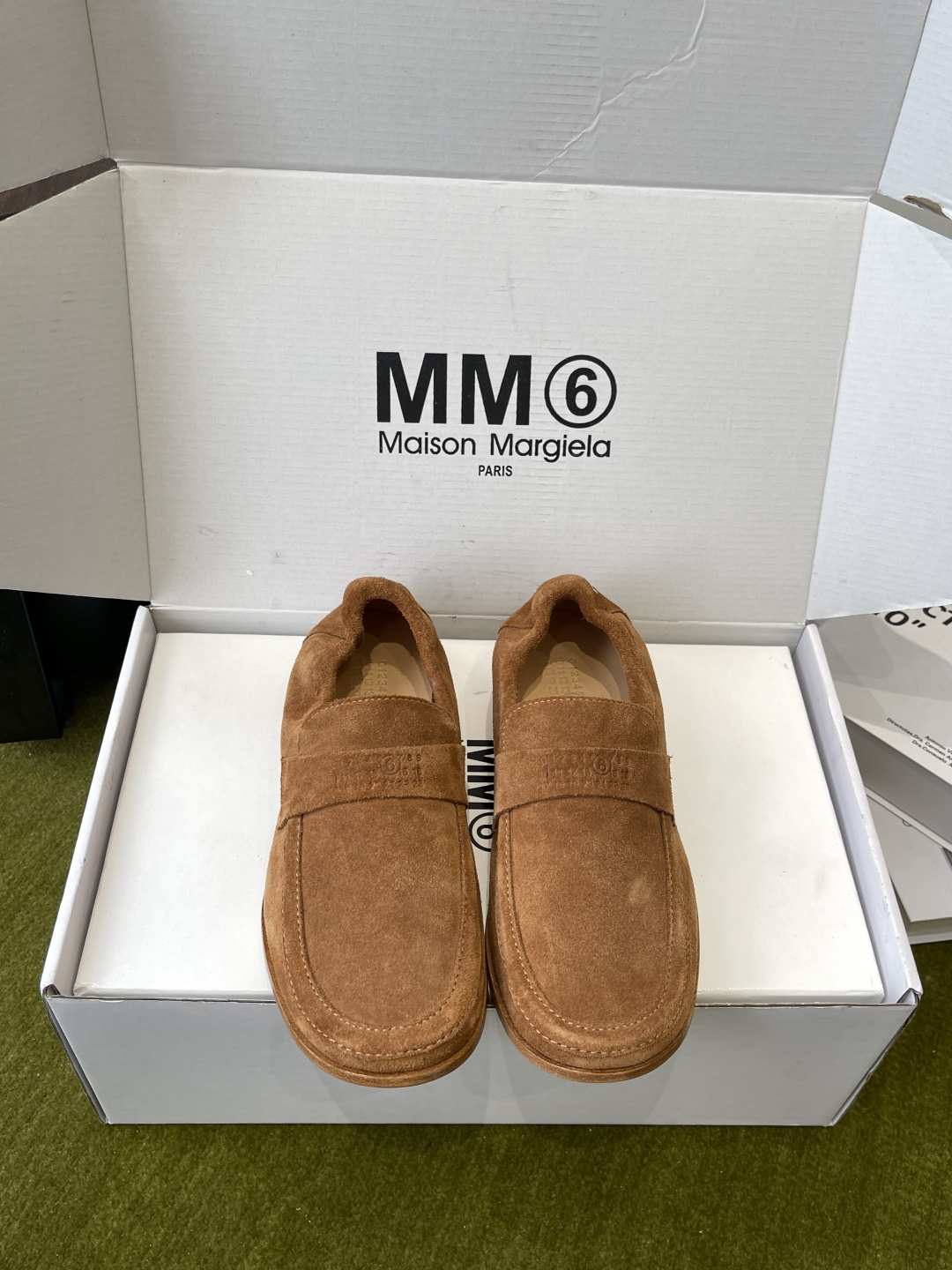 메종 마르지엘라(Maison Margiela) 애플 토 로고 2WAY 로퍼