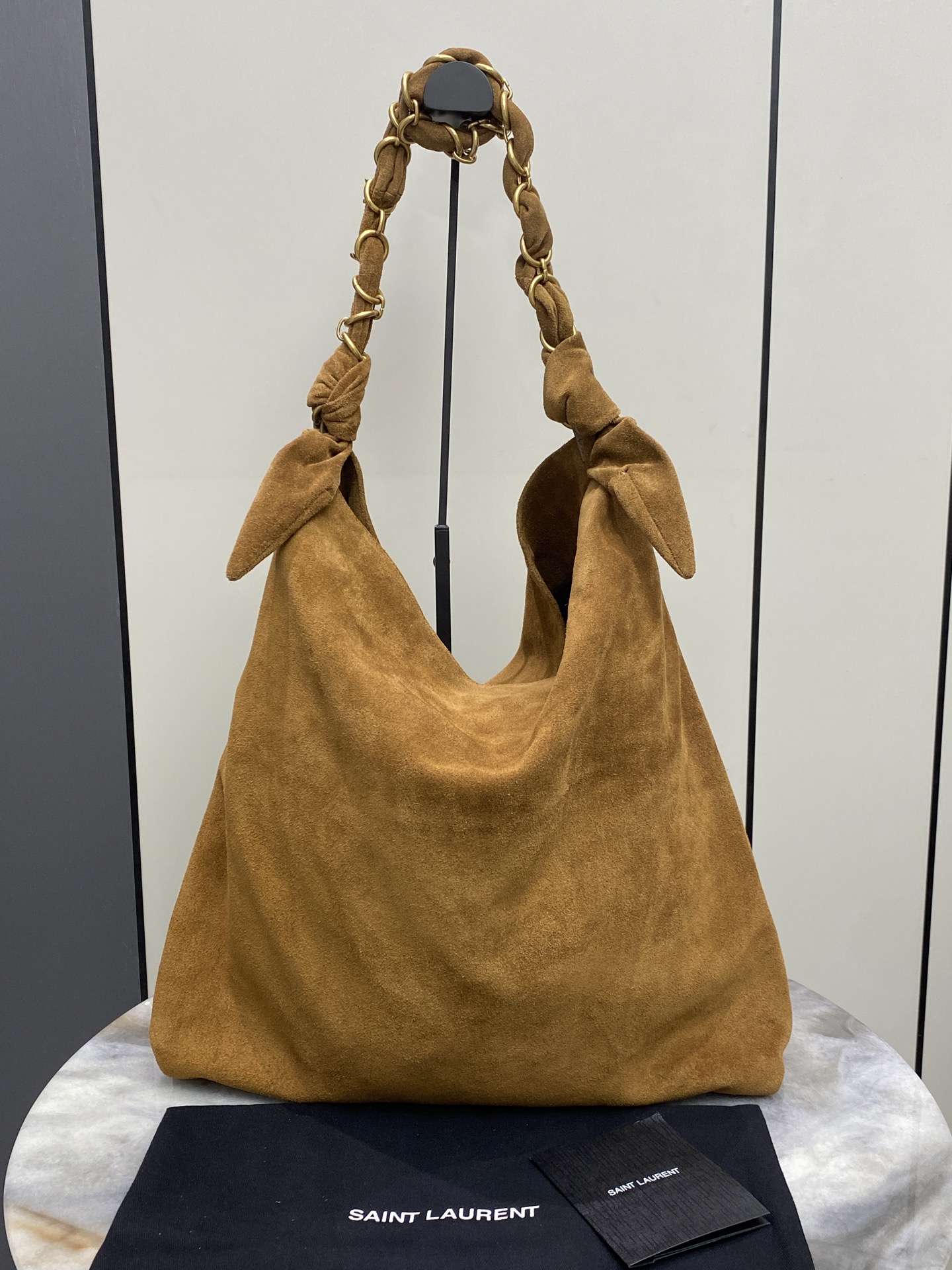 YSL 생로랑 빈티지 스웨이드 쇼퍼백 가방