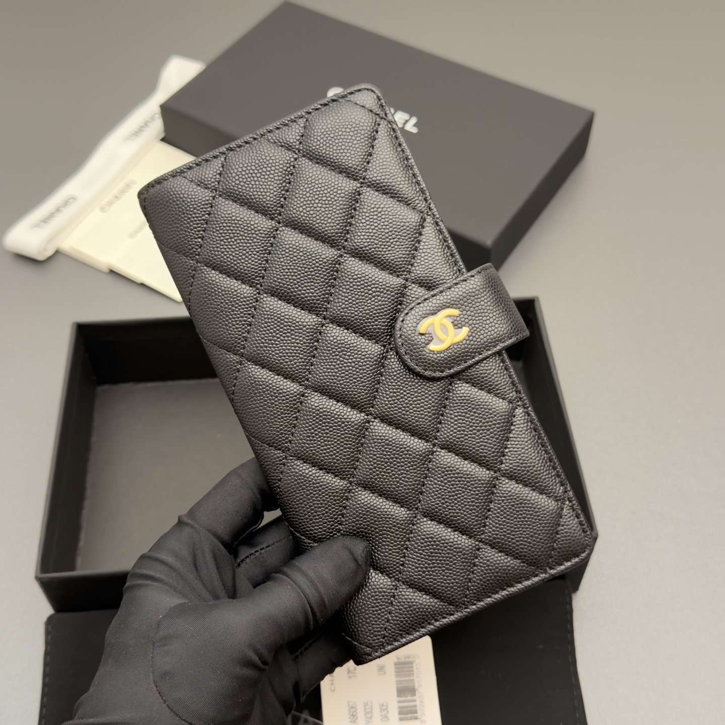 Chanel 샤넬 퀼팅 롱 월렛 지갑