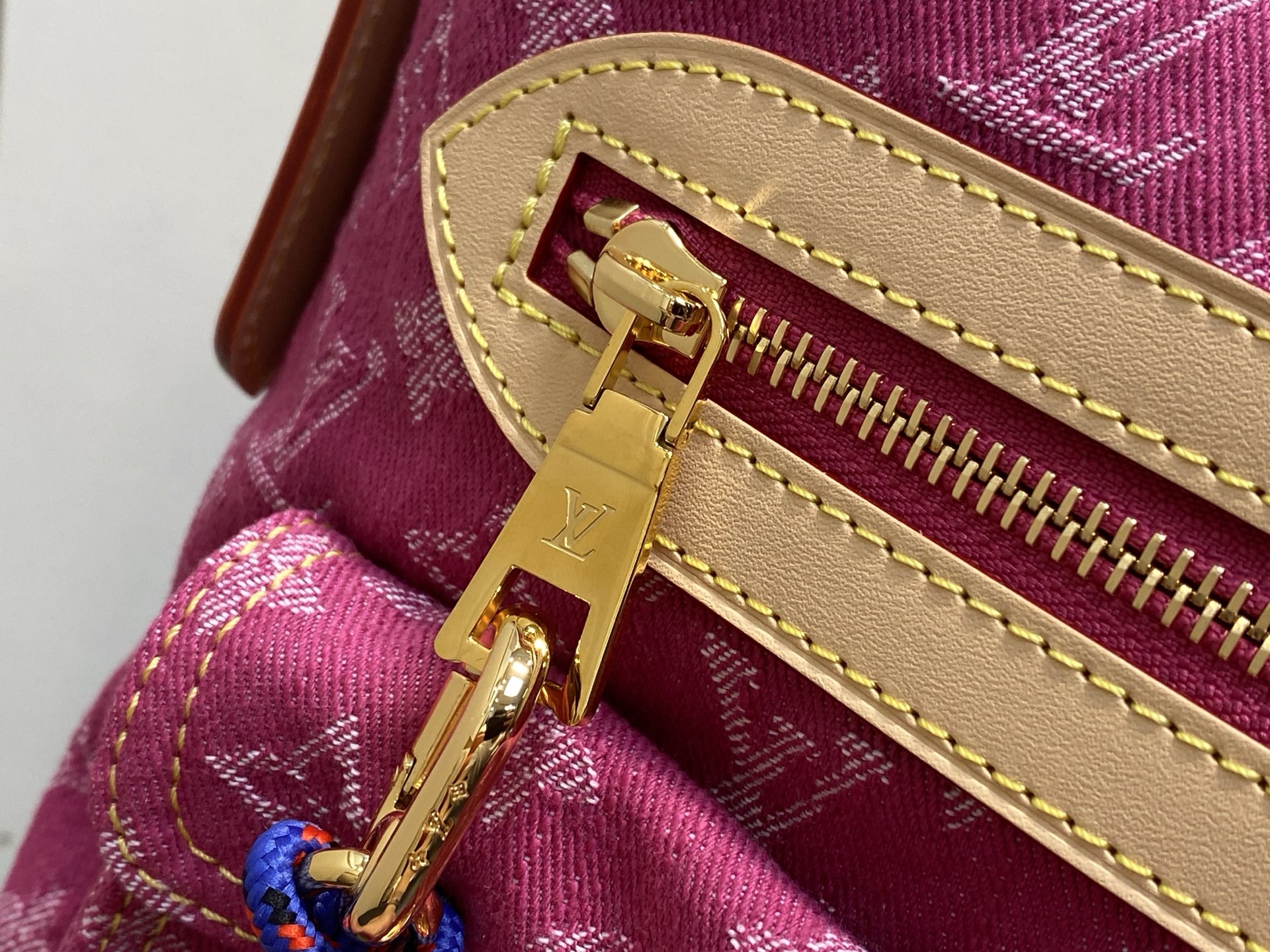 [Louis Vuitton] LV 루이비통 BAGGY 데님 랑데뷰 배기 백 핸드백 가방