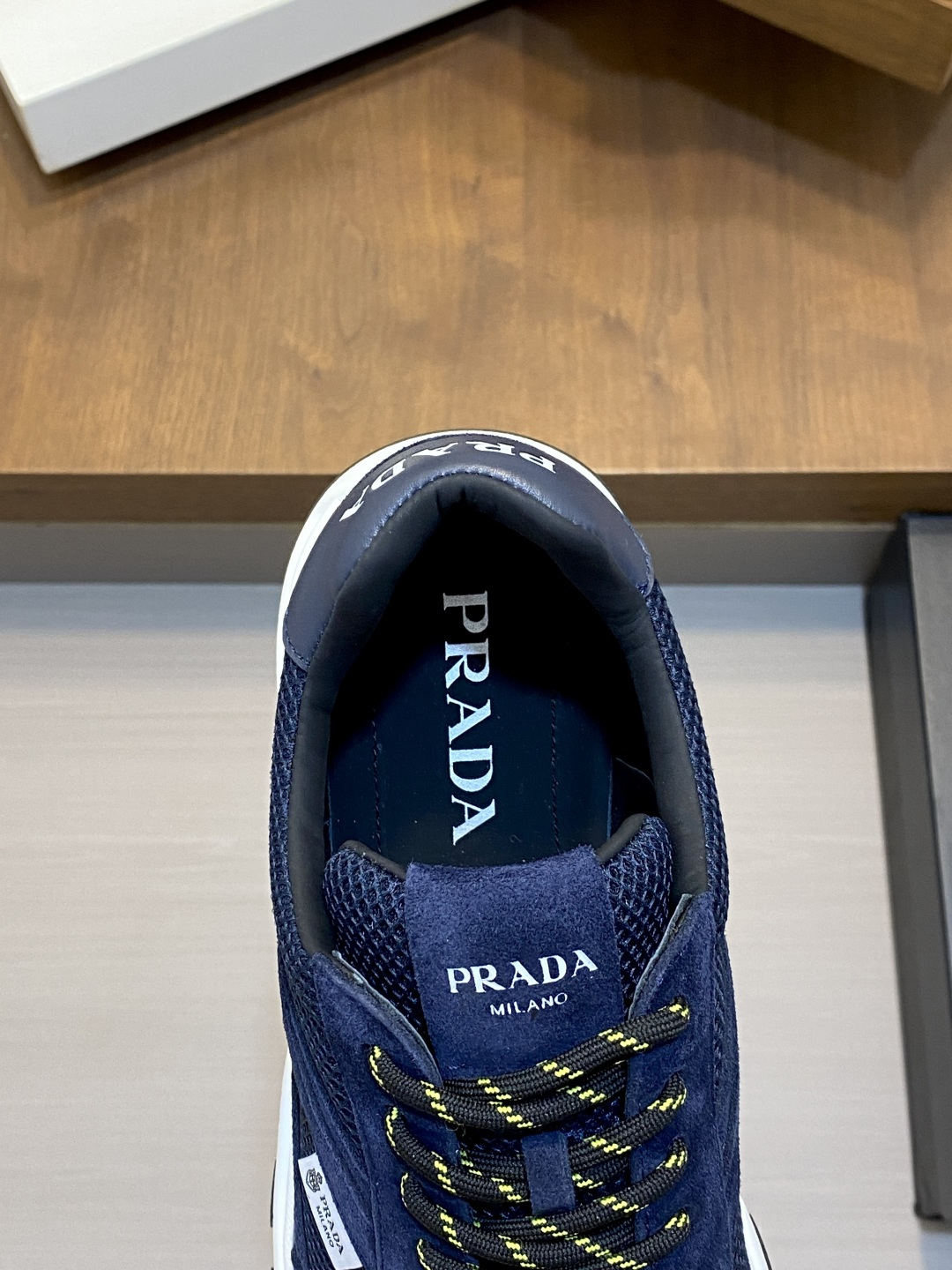 [Prada] 프라다 Montecarlo Re-Edition 몬테카를로 리에디션 레더 스니커즈 신발