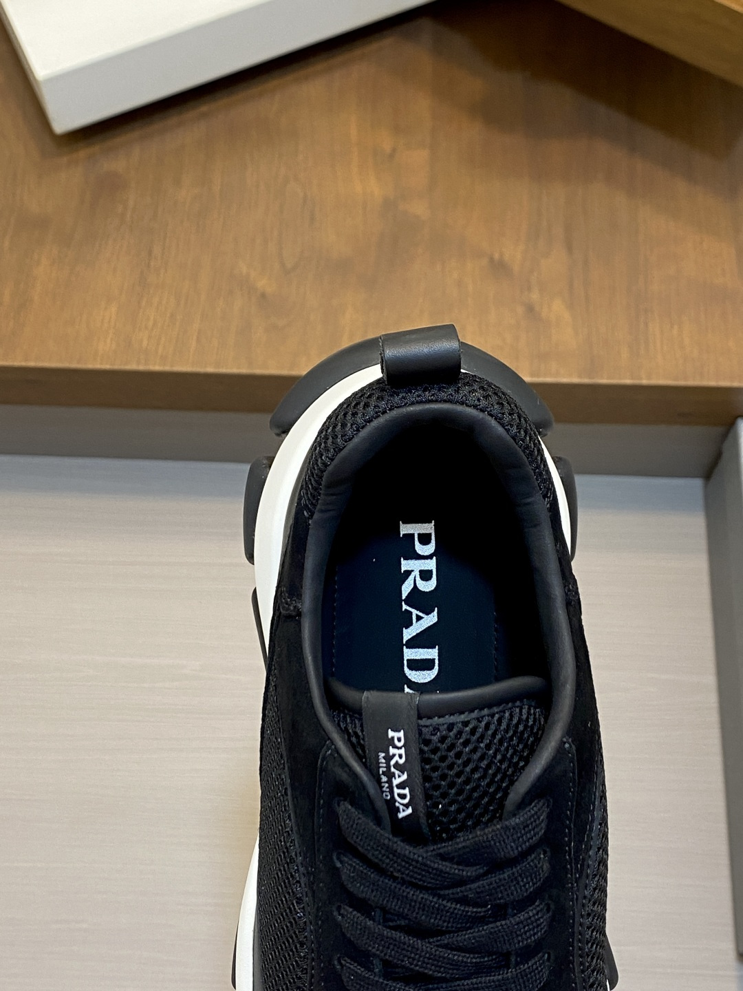 [Prada] 프라다 Montecarlo Re-Edition 레더 스니커즈 신발