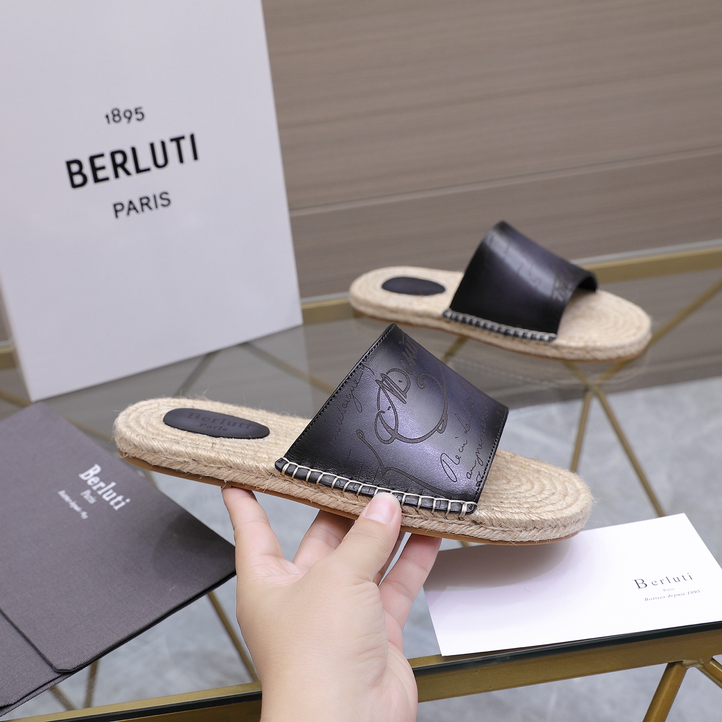Berluti 벨루티 에지(Edge) Alessandro 알레산드로 슬리퍼 신발