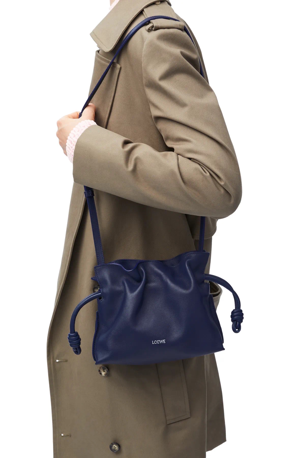 LOEWE 로에베 Flamenco 플라멩코 퍼스 나파 카프스킨 파우치 숄더백 가방