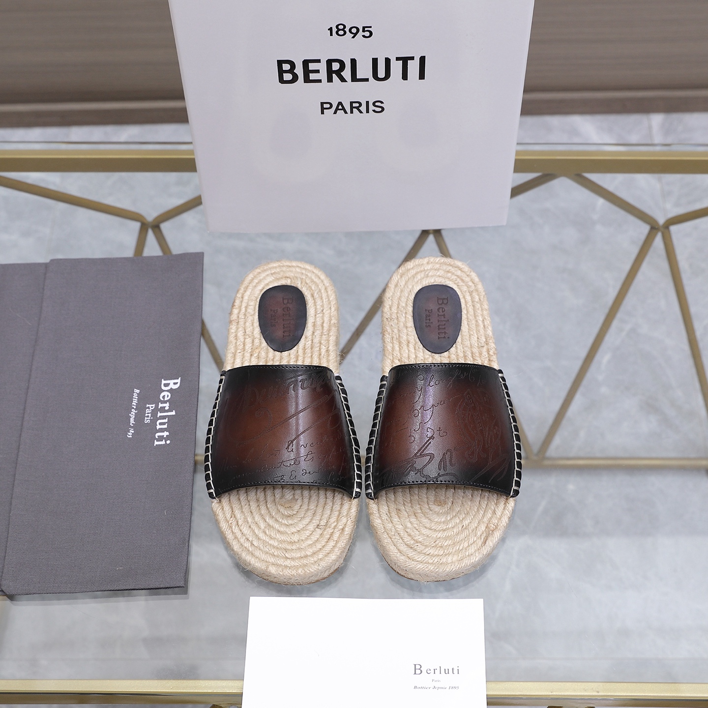Berluti 벨루티 에지(Edge) Alessandro 알레산드로 슬리퍼 신발