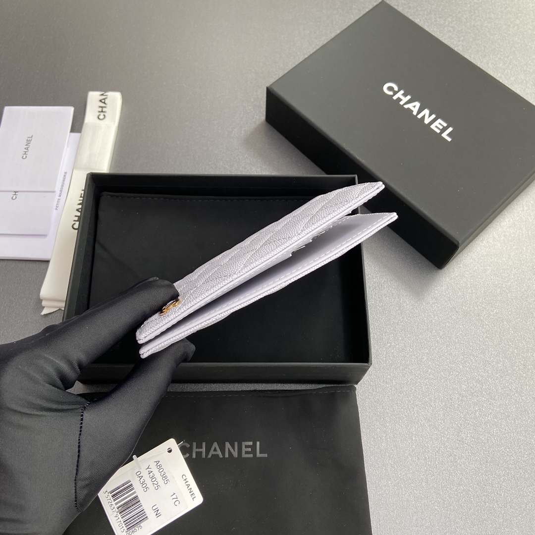 [Chanel] 샤넬 램스킨 퀼팅 패스포트 홀더/여권 지갑