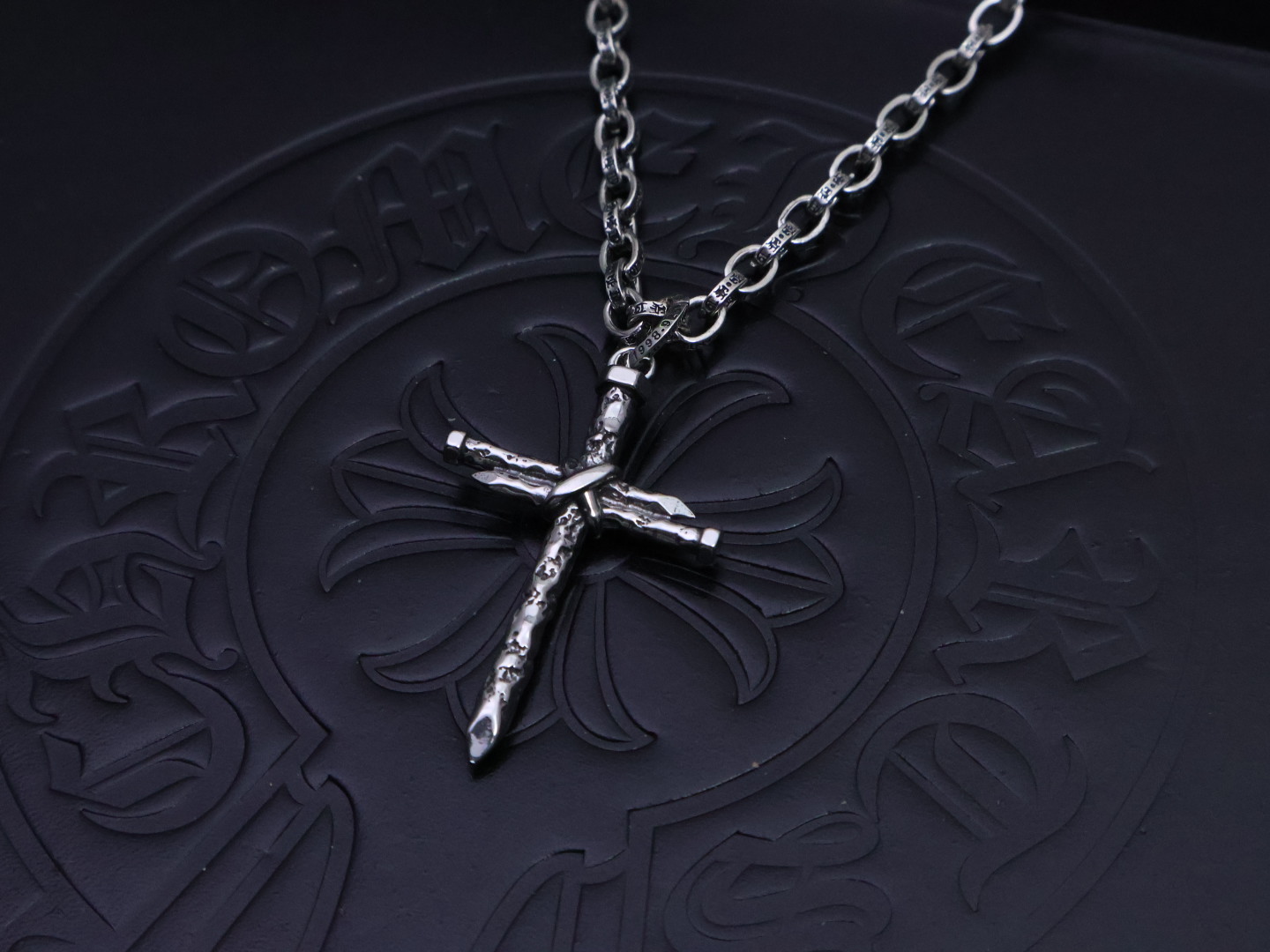 크롬하츠(CHROME HEARTS) 체인 크로스 펜던트 목걸이