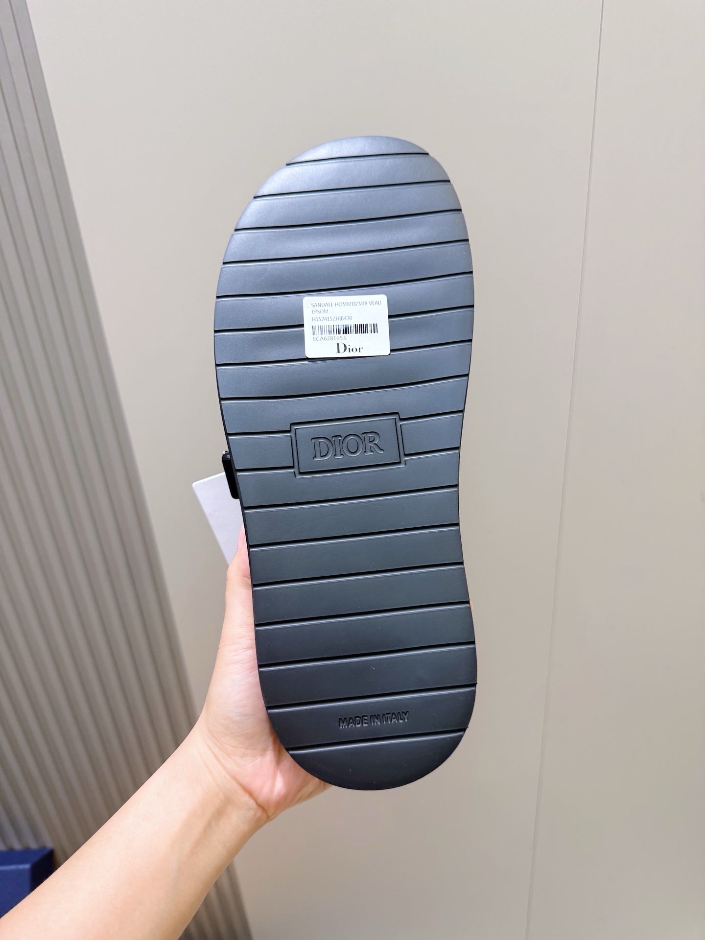Dior 디올 Aqua 남성 슬라이드 샌들 슬리퍼 신발