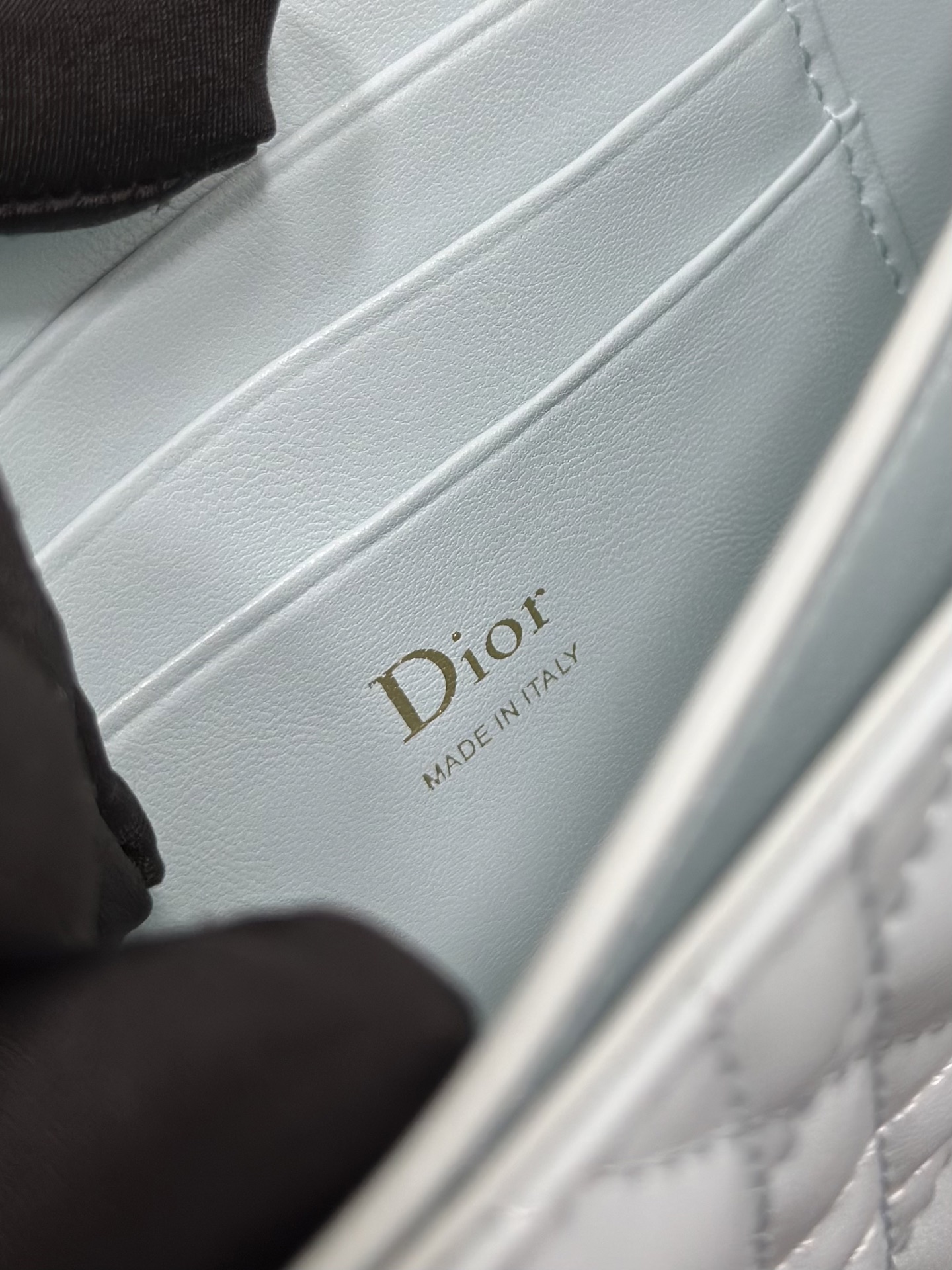 [Dior] 디올 미스 디올(Miss Dior) 보우 램스킨 탑핸들 체인 파우치 (WOC) 가방