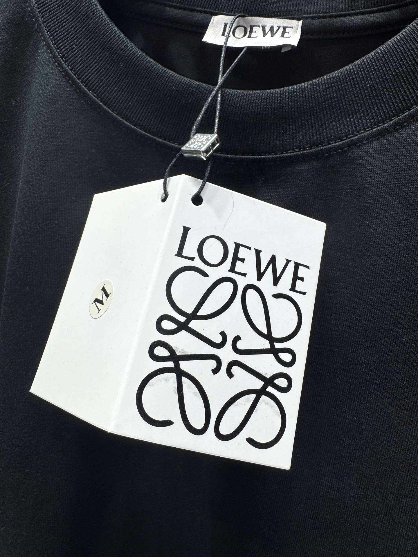 로에베(LOEWE) 블록 그래픽 반팔 티셔츠 상의 의류