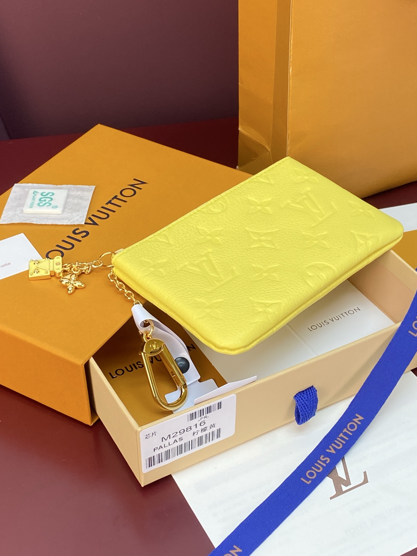 [Louis Vuitton] LV 루이비통 엠프레인 하이 섬머 키 앤 코인 파우치 지갑 M29816