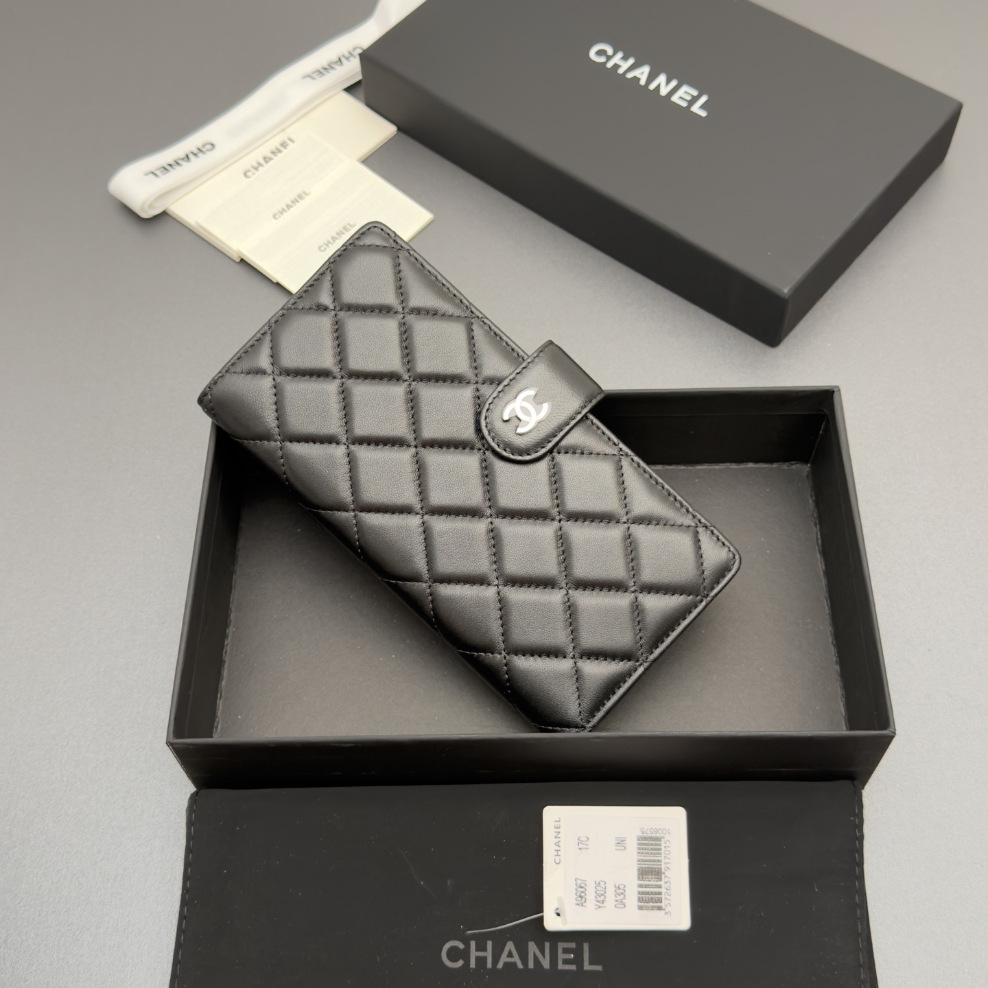 Chanel 샤넬 퀼팅 롱 월렛 지갑 복제