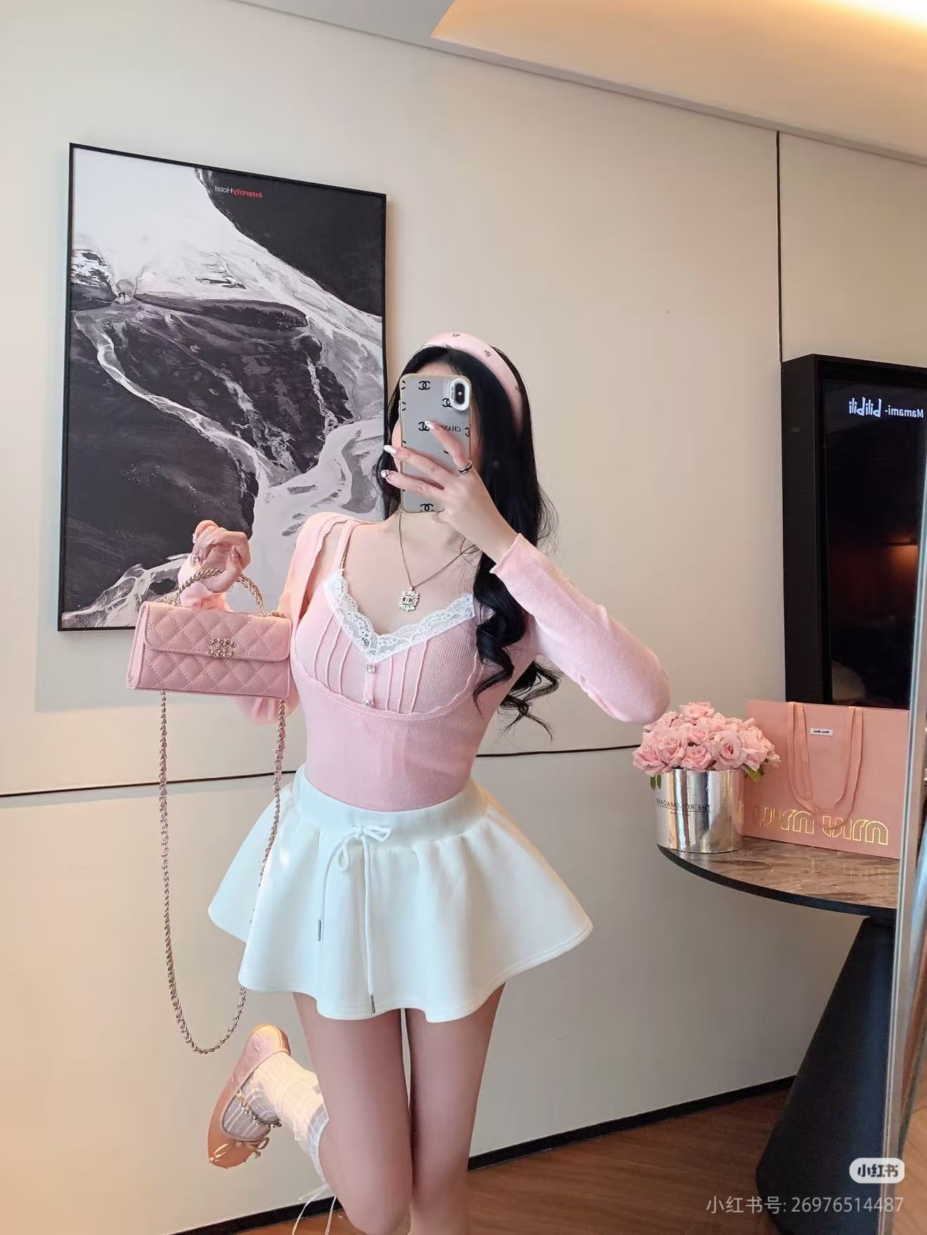 Chanel 25S 샤넬 캐비어 카우레더 Kelly 핸들백 가방