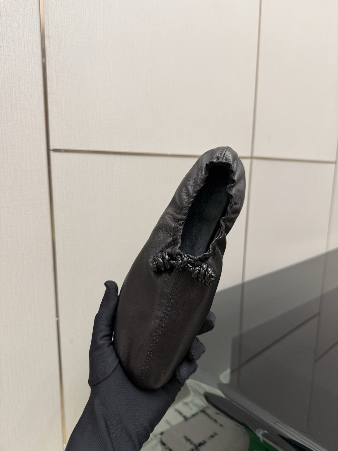 보테가 베네타(BOTTEGA VENETA) 인트레치아토 발레리나 플랫 신발