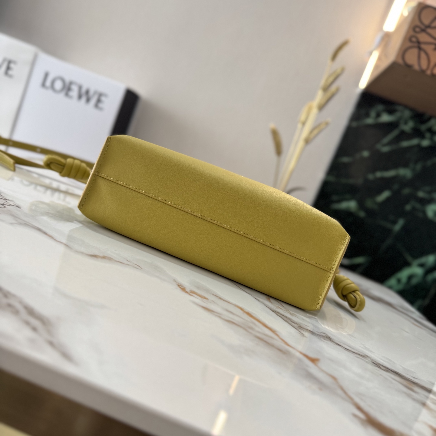 LOEWE 로에베 Flamenco 플라멩코 퍼스 나파 카프스킨 파우치 숄더백 가방