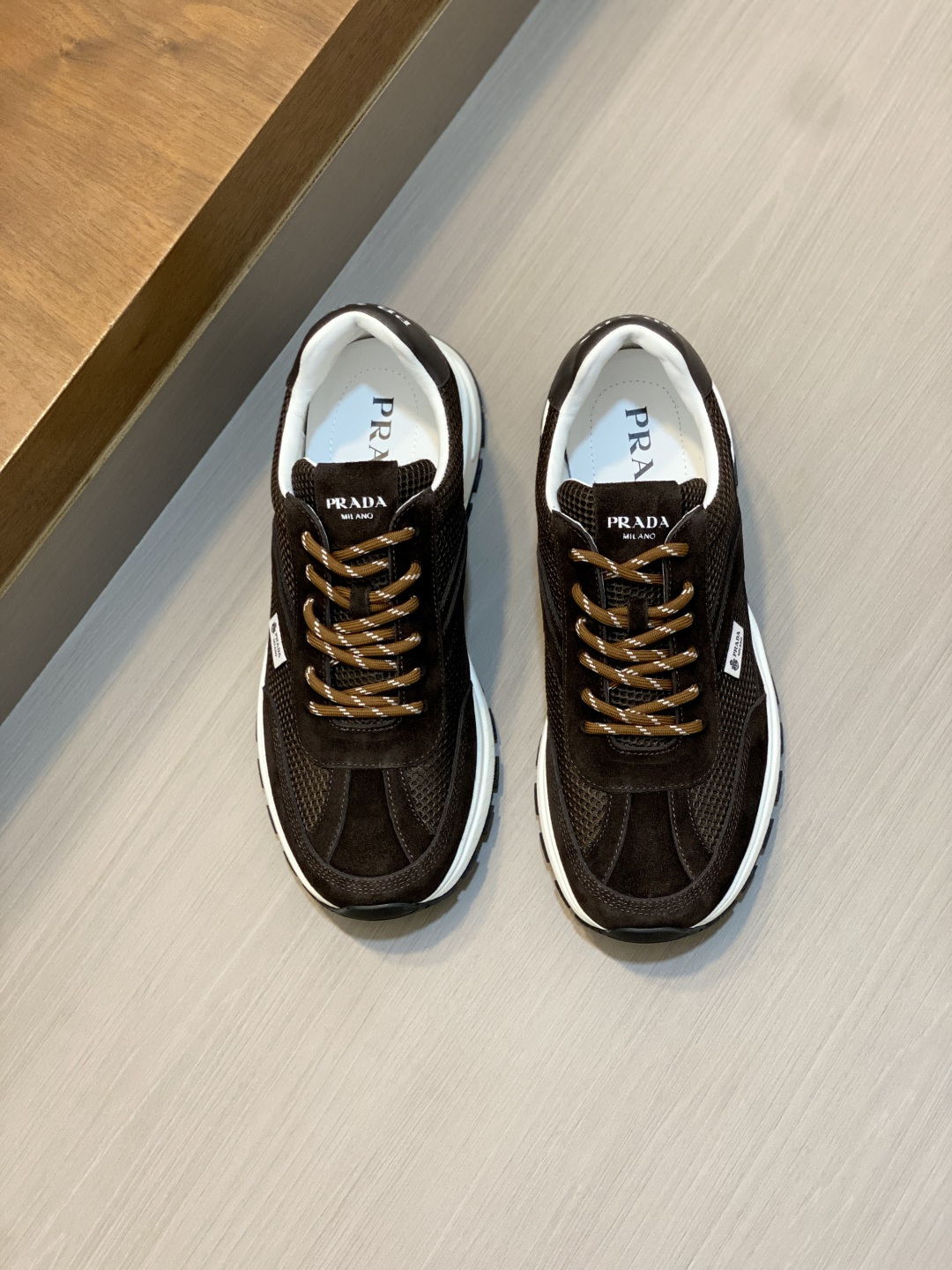 [Prada] 프라다 Montecarlo Re-Edition 몬테카를로 리에디션 레더 스니커즈 신발
