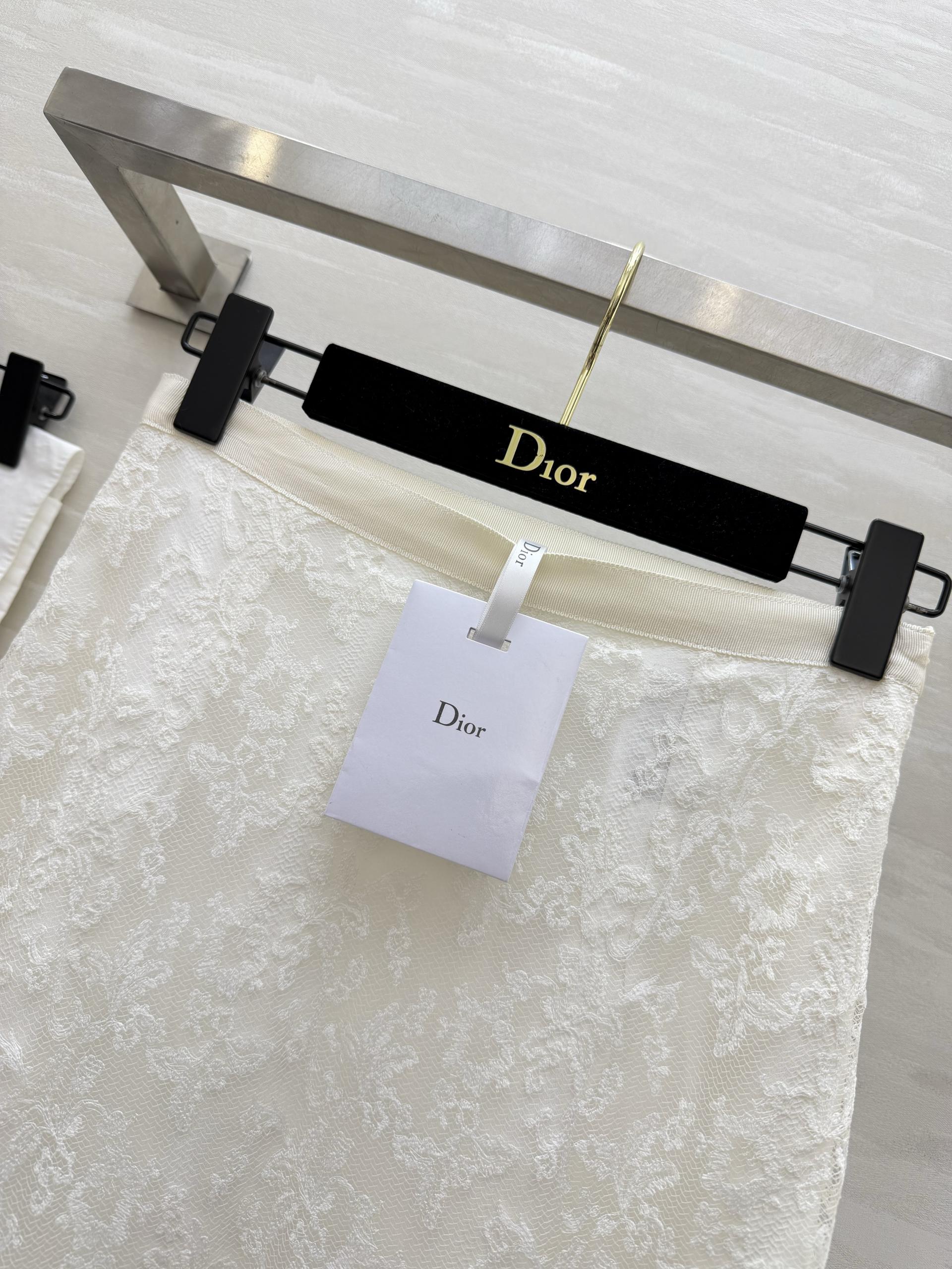 [Dior] 디올 26SS 빈티지 플라워 레이스 머메이드 스커트 치마 의류