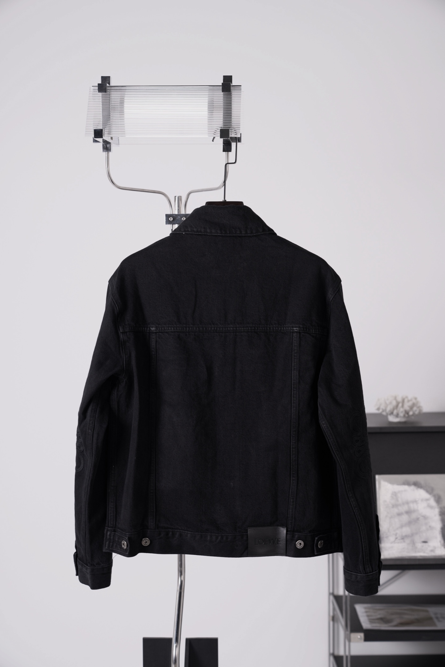 로에베(LOEWE) 워싱 데님 재킷 상의 의류