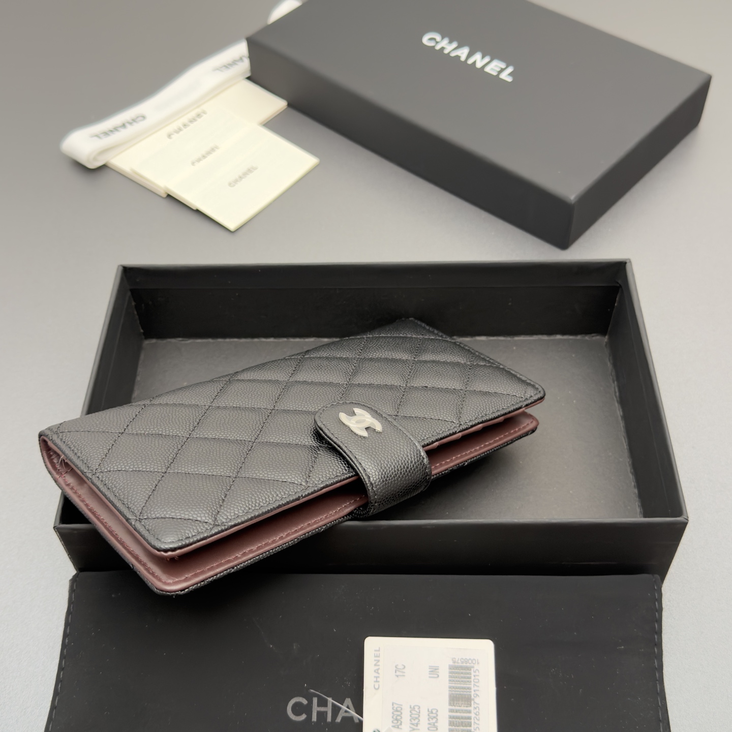 Chanel 샤넬 퀼팅 롱 월렛 지갑