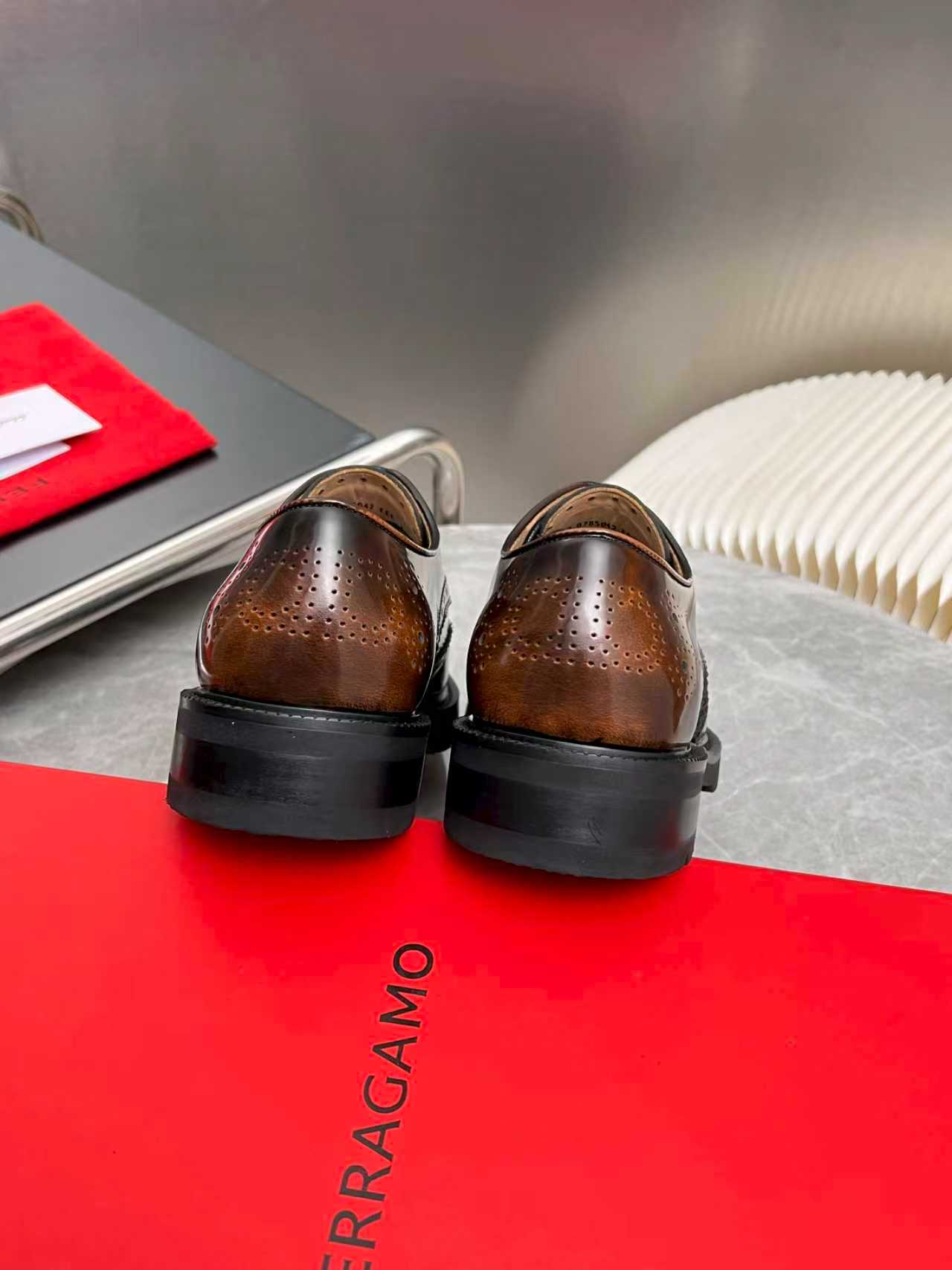 Ferragamo 페라가모 클래식 남성 더비 슈즈 구두 신발
