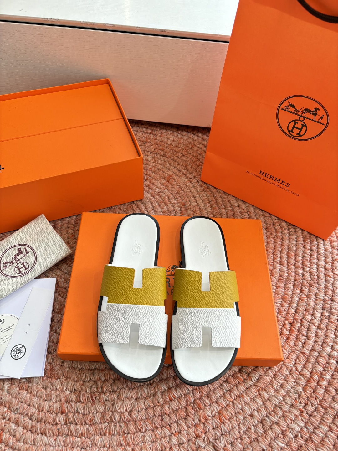 에르메스(HERMES) H 스트랩 슬리퍼 샌들 신발