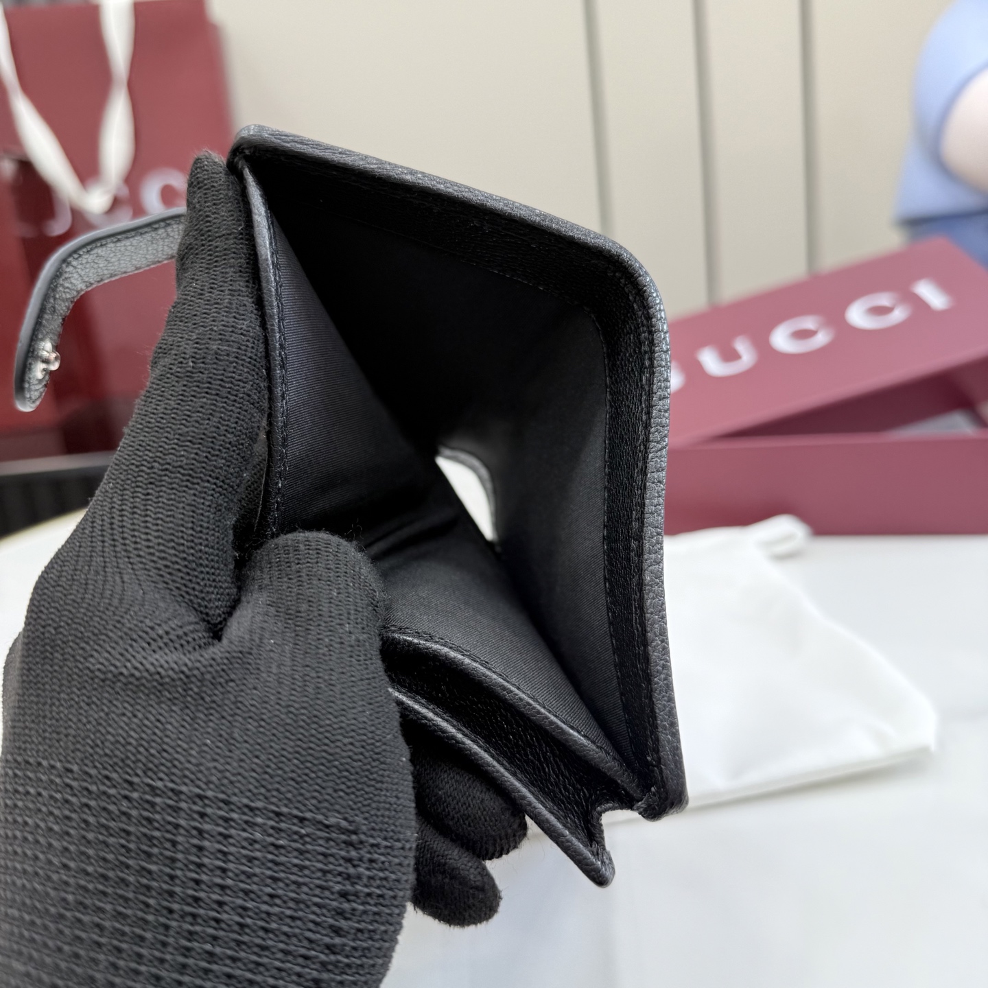 [Gucci] 구찌 26SS Jackie 재키 1961 GG 캔버스 중지갑