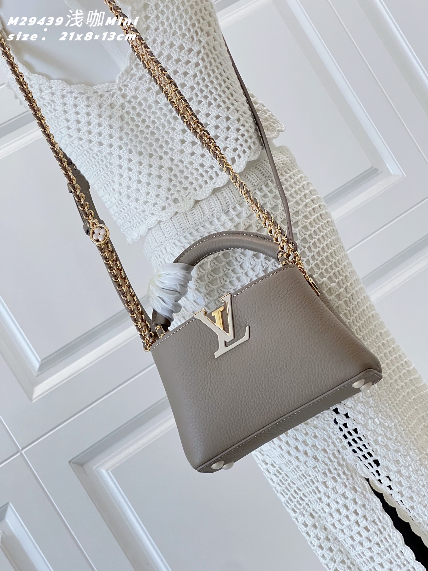 [Louis Vuitton] LV 루이비통 Capucines mini 카퓌신 미니 토트백 가방