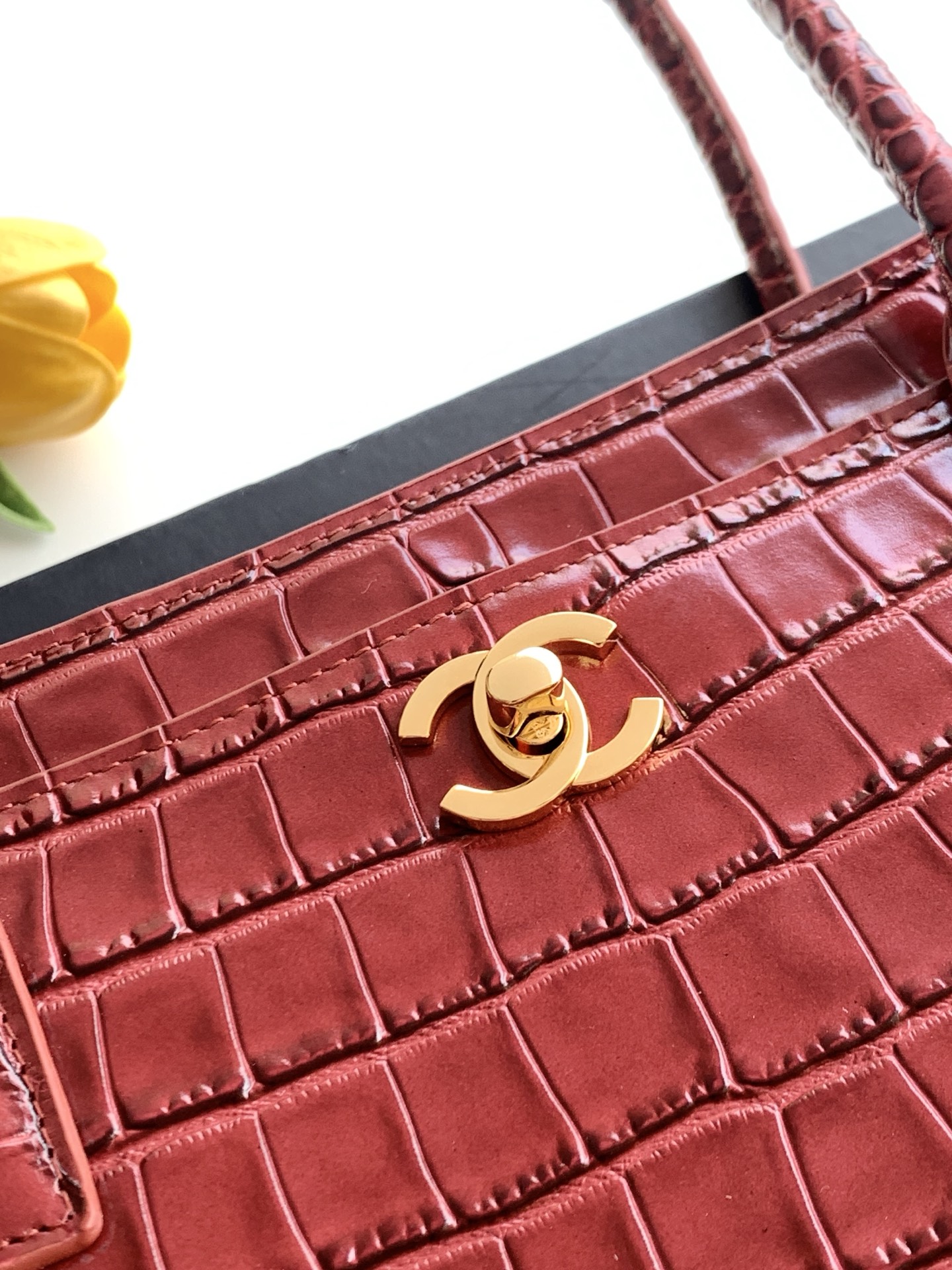 [Chanel] 샤넬 26S Cerf 서프 백 미디움 토트백 (레드) 가방