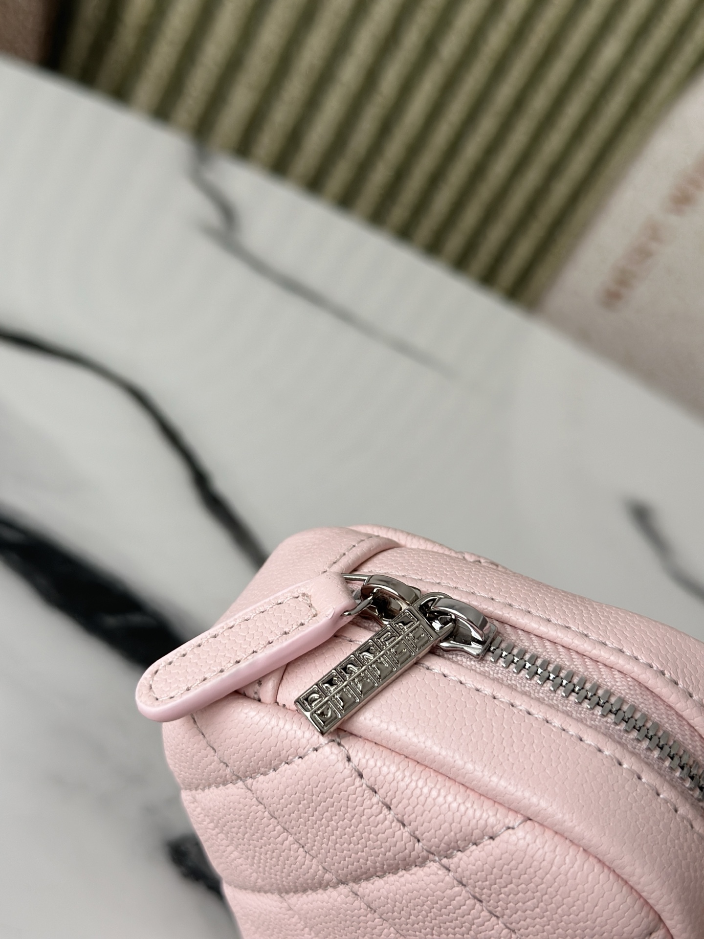 Chanel 샤넬 미니 퀼팅 메이크업 파우치 백 가방