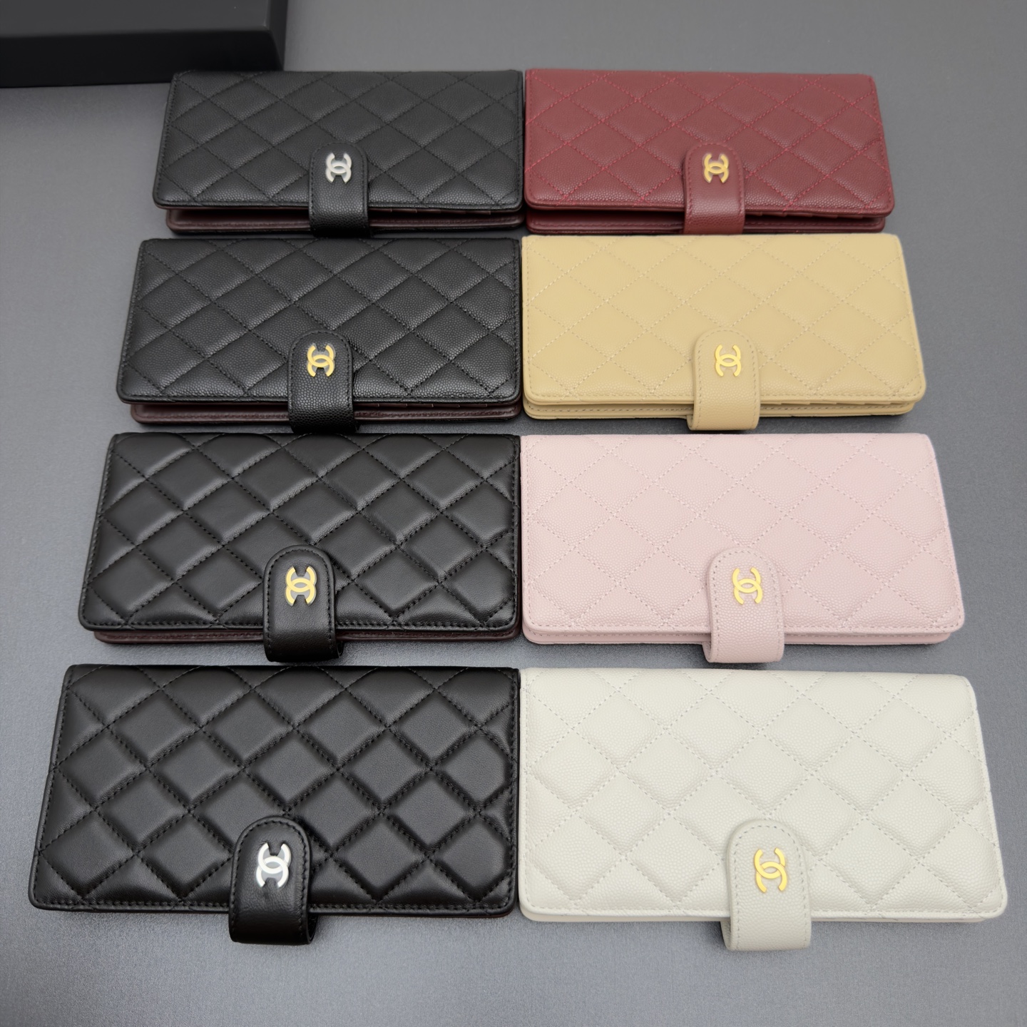 Chanel 샤넬 퀼팅 롱 월렛 지갑 복제