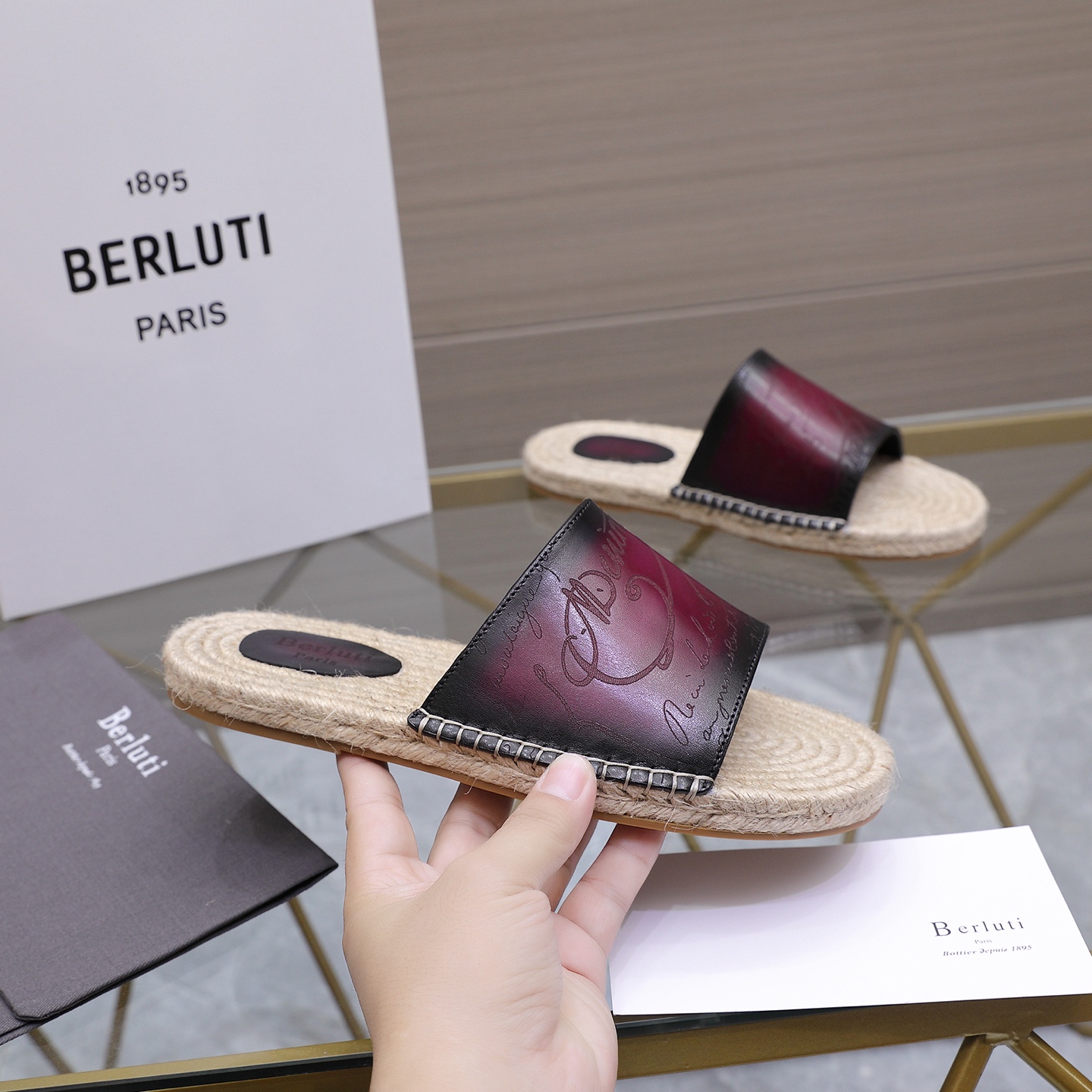 Berluti 벨루티 에지(Edge) Alessandro 알레산드로 슬리퍼 신발
