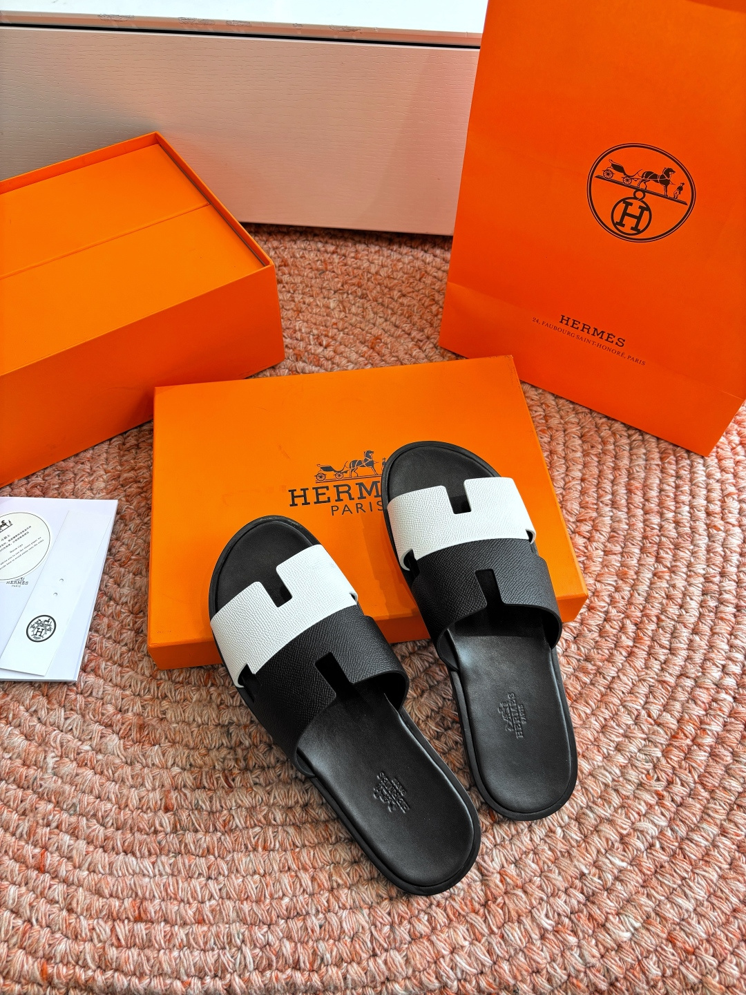 에르메스(HERMES) H 스트랩 슬리퍼 샌들 신발 복제