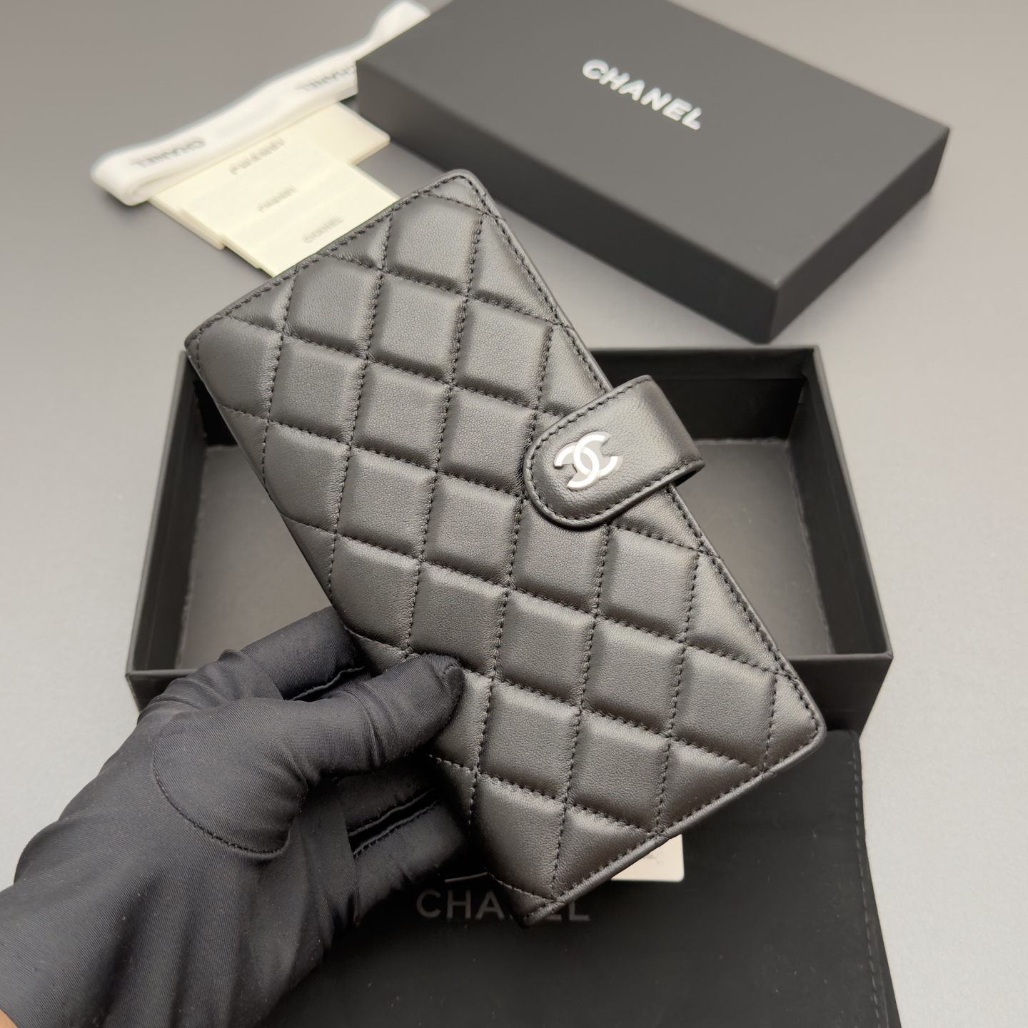 Chanel 샤넬 퀼팅 롱 월렛 지갑 복제