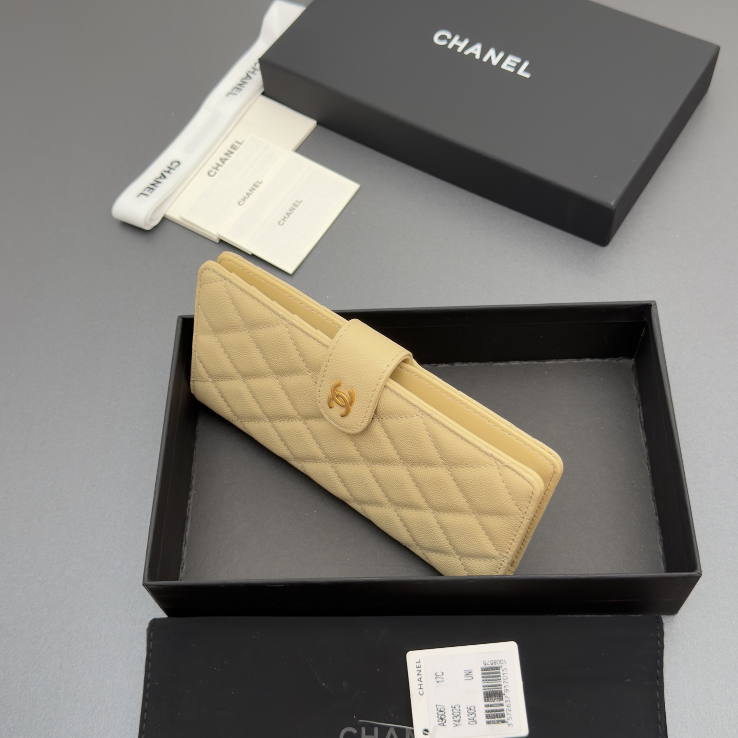 Chanel 샤넬 퀼팅 롱 월렛 지갑 복제