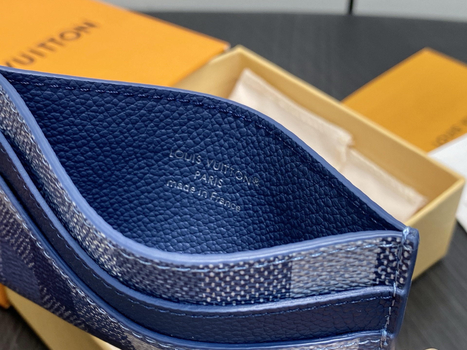 [Louis Vuitton] LV 루이비통 다모플라주 모자이크 포르트 카르트 (블루) 지갑