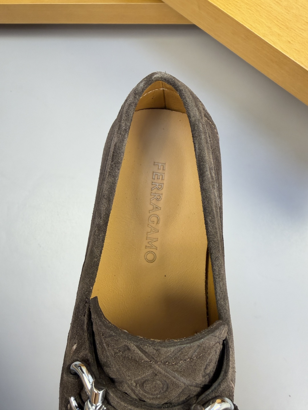 Ferragamo 페라가모 클래식 스웨이드 로퍼 정장화 구두 신발
