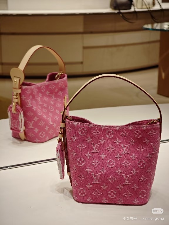 [Louis Vuitton] LV 루이비통 데님 랑데뷰 ALL IN BB 올 인 BB 버킷백 가방