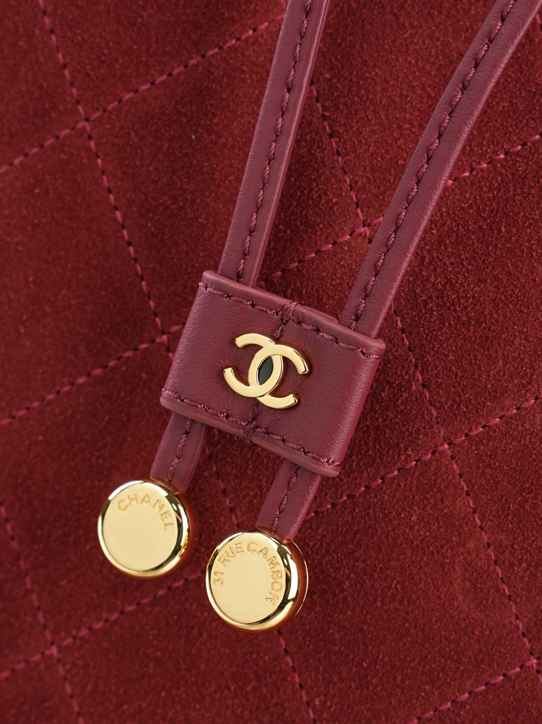 CHANEL 샤넬 26B 스웨이드 버킷백 (라지) 가방 / 6584