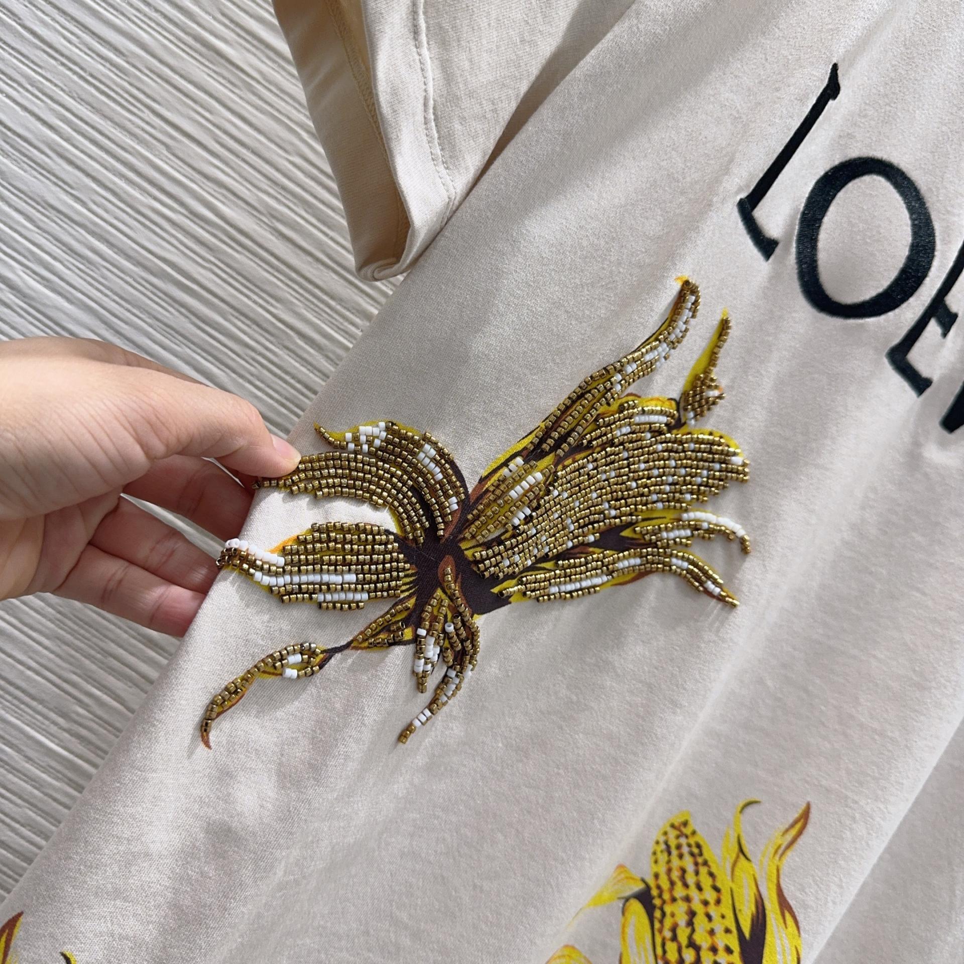 Loewe 로에베 26SS 프린팅 비즈 반팔 티셔츠 의류