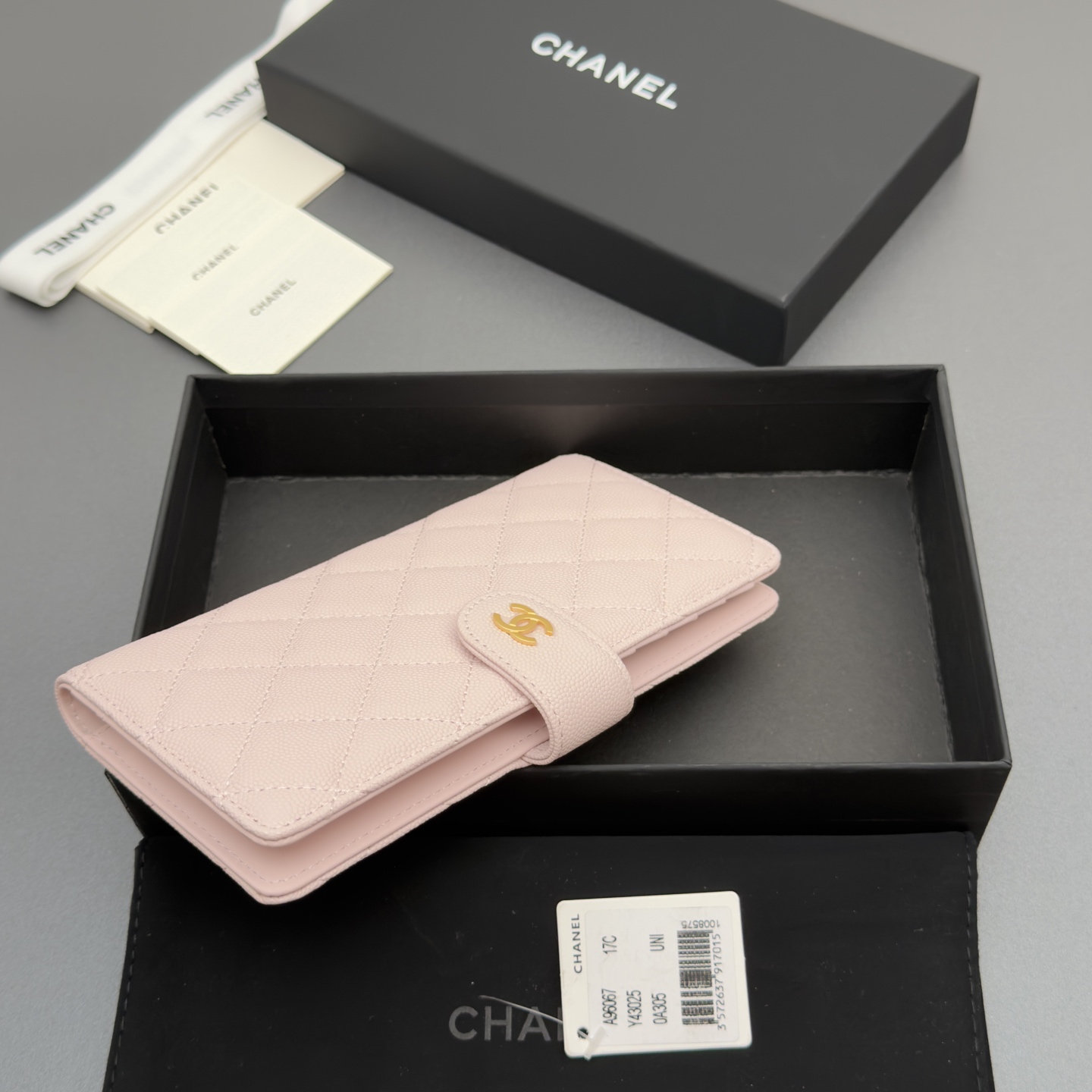 Chanel 샤넬 퀼팅 롱 월렛 지갑 복제