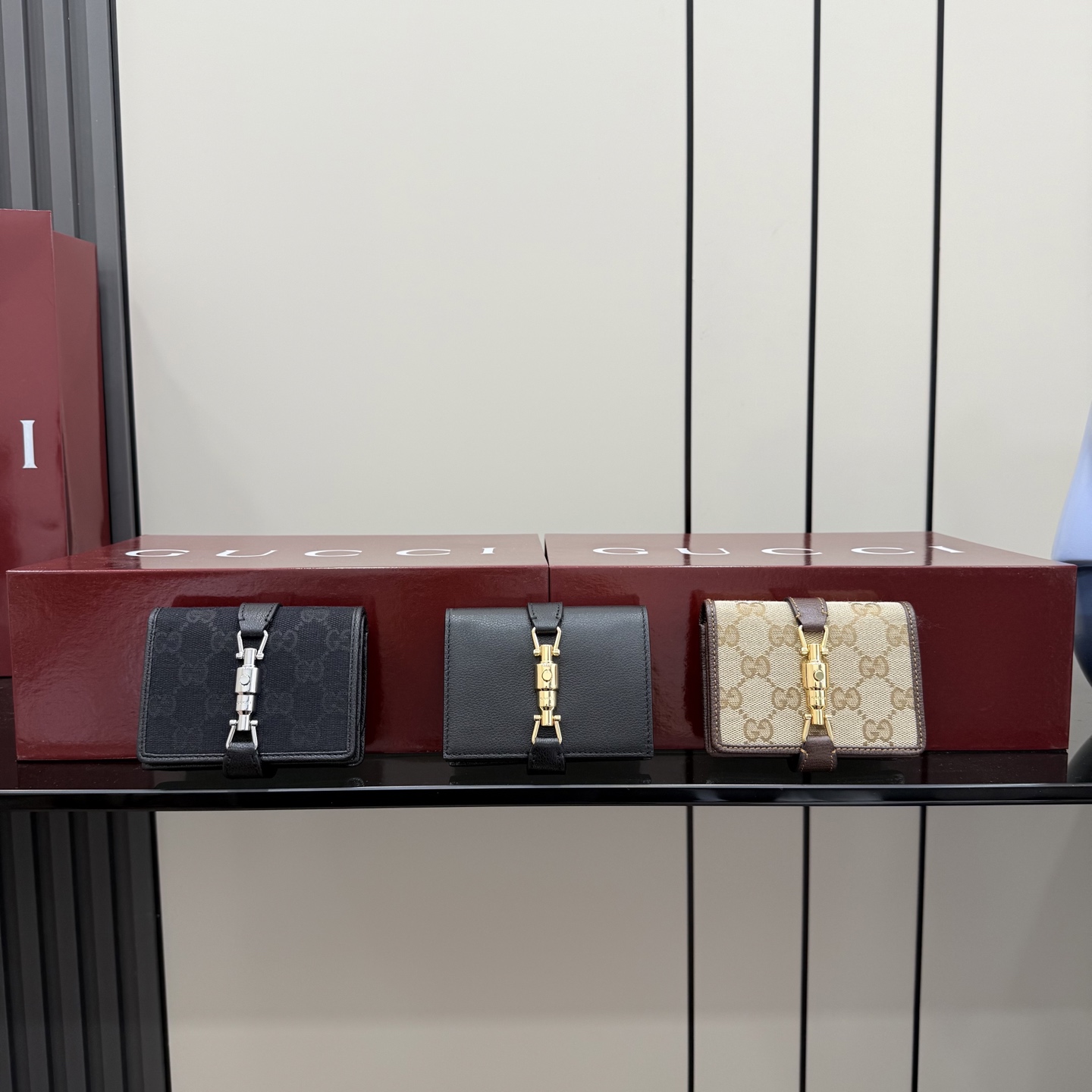 [Gucci] 구찌 26SS Jackie 재키 1961 레더 중지갑
