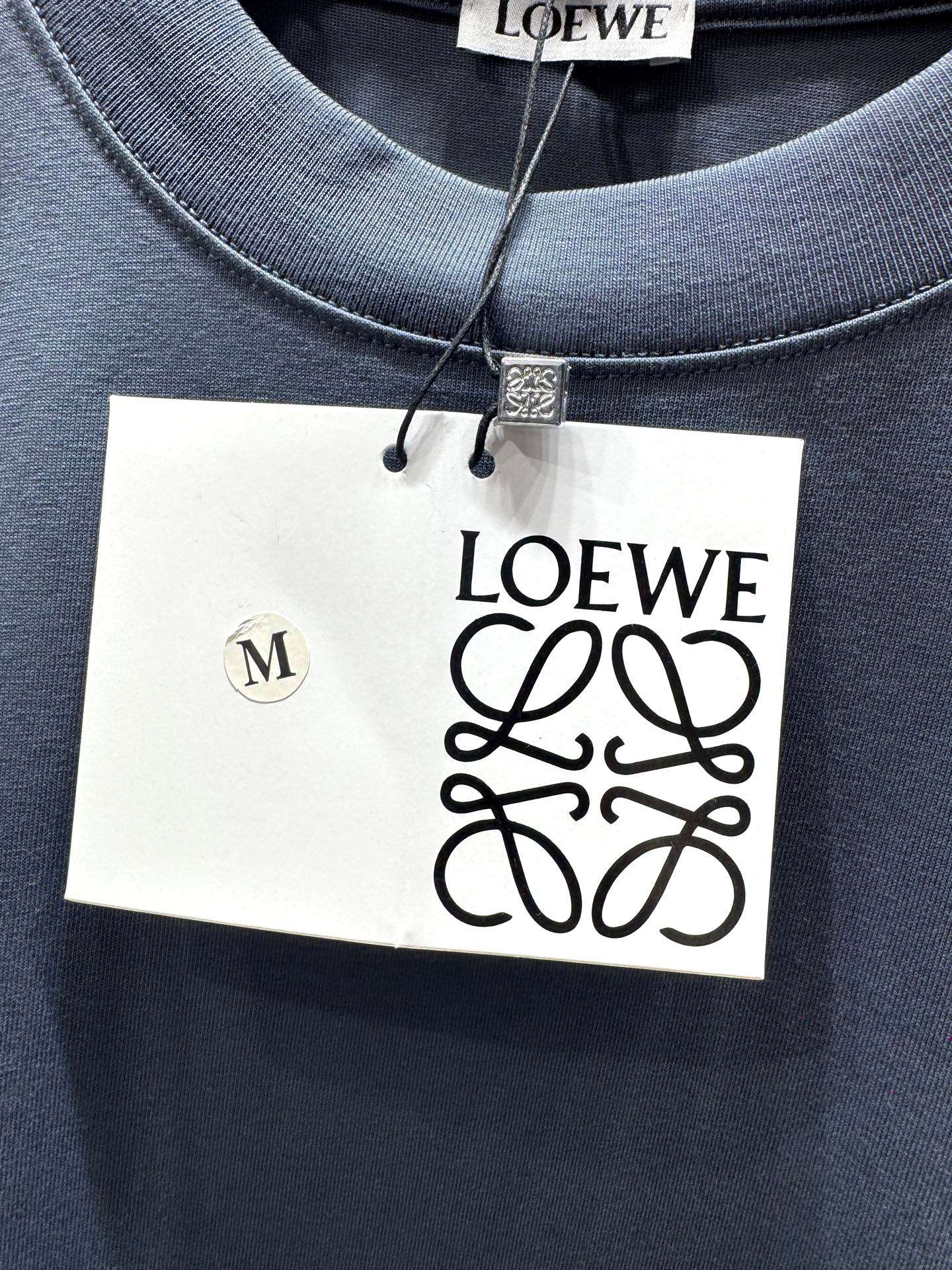 로에베(LOEWE) 블록 그래픽 반팔 티셔츠 상의 의류