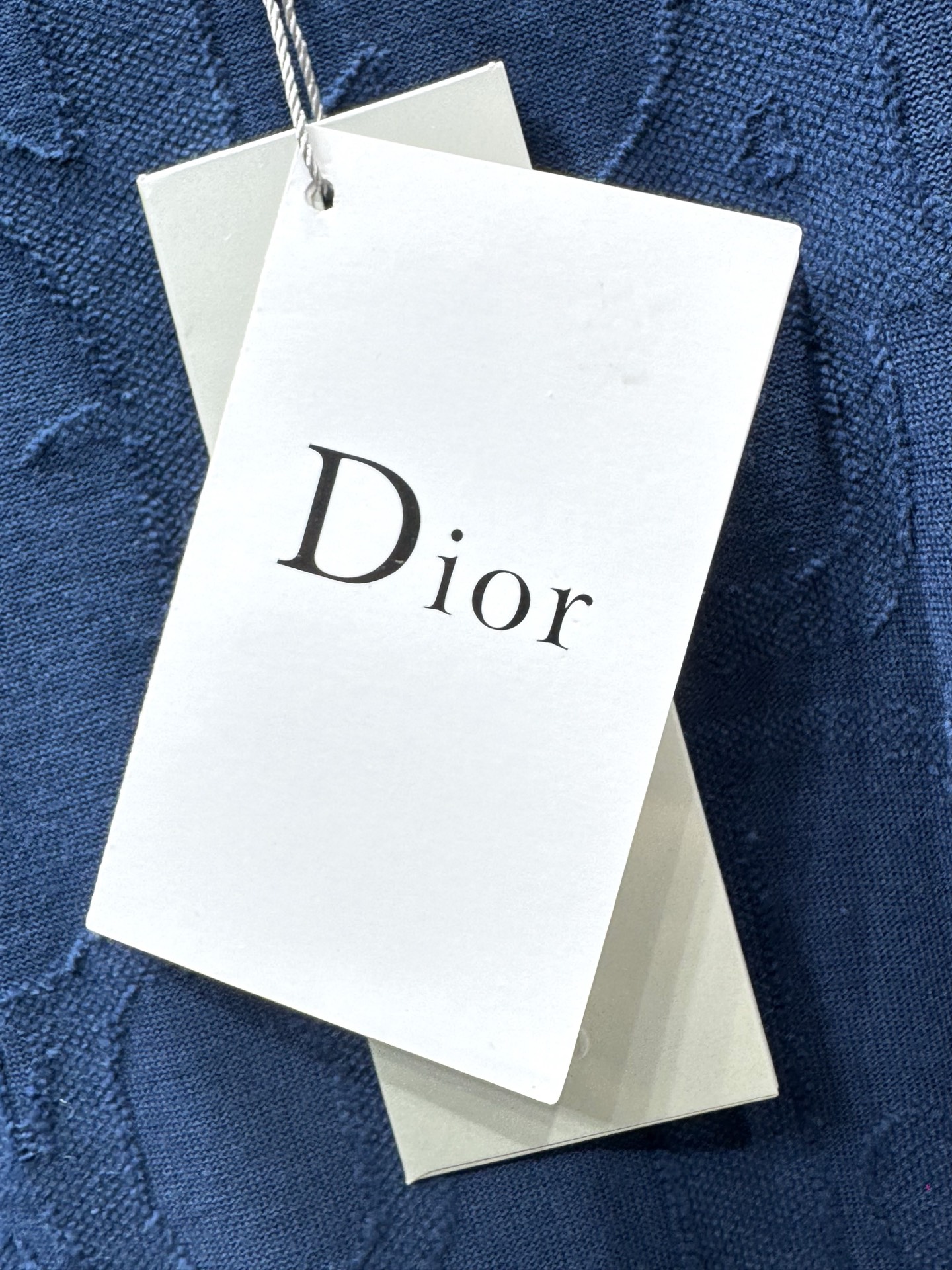 디올(DIOR) 톤온톤 로고 자카드 반팔 티셔츠 상의 의류