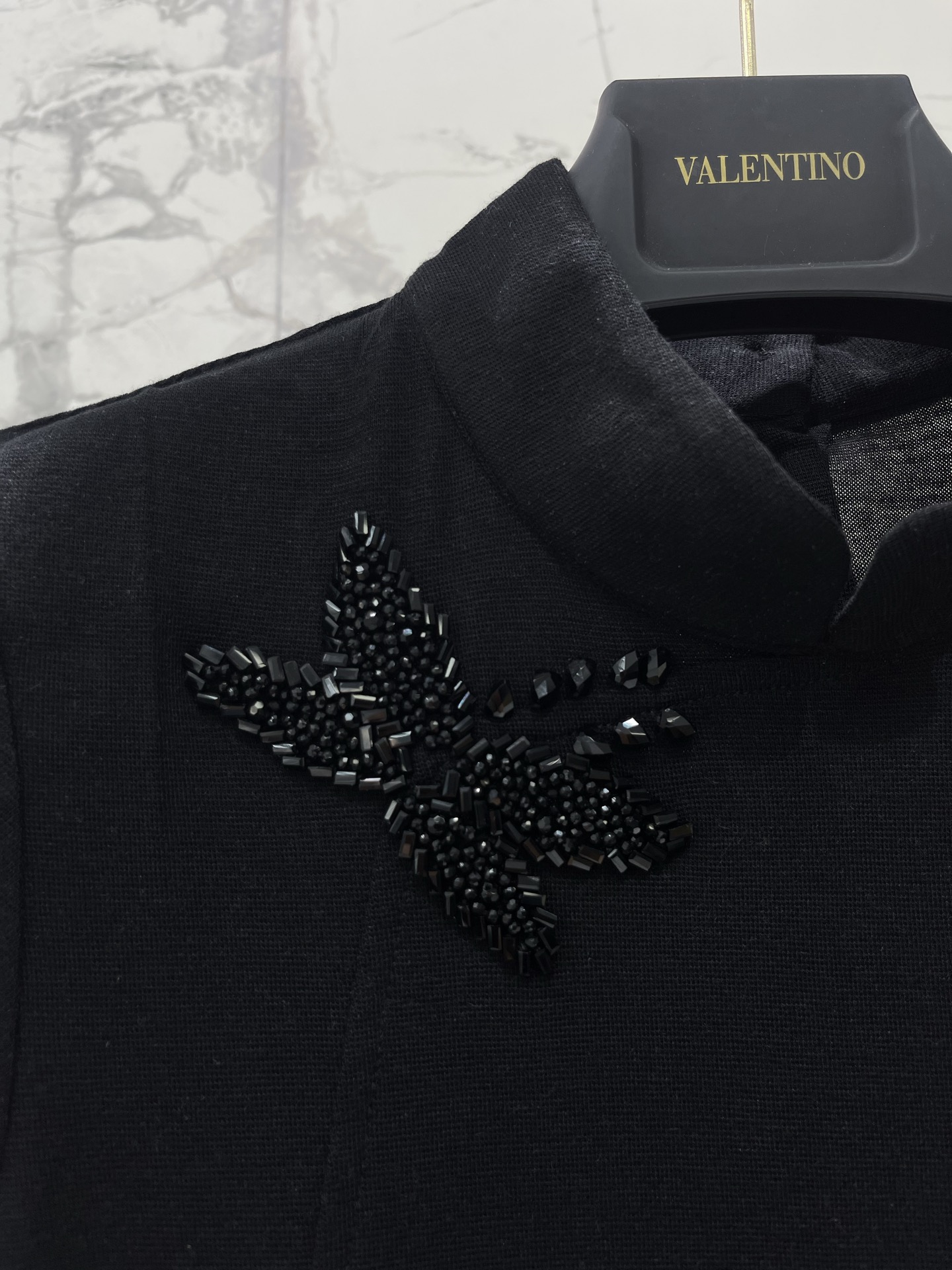 [Valentino] 발렌티노 26SS 오리엔탈 텐셀 비드 차이나카라 셔츠 의류