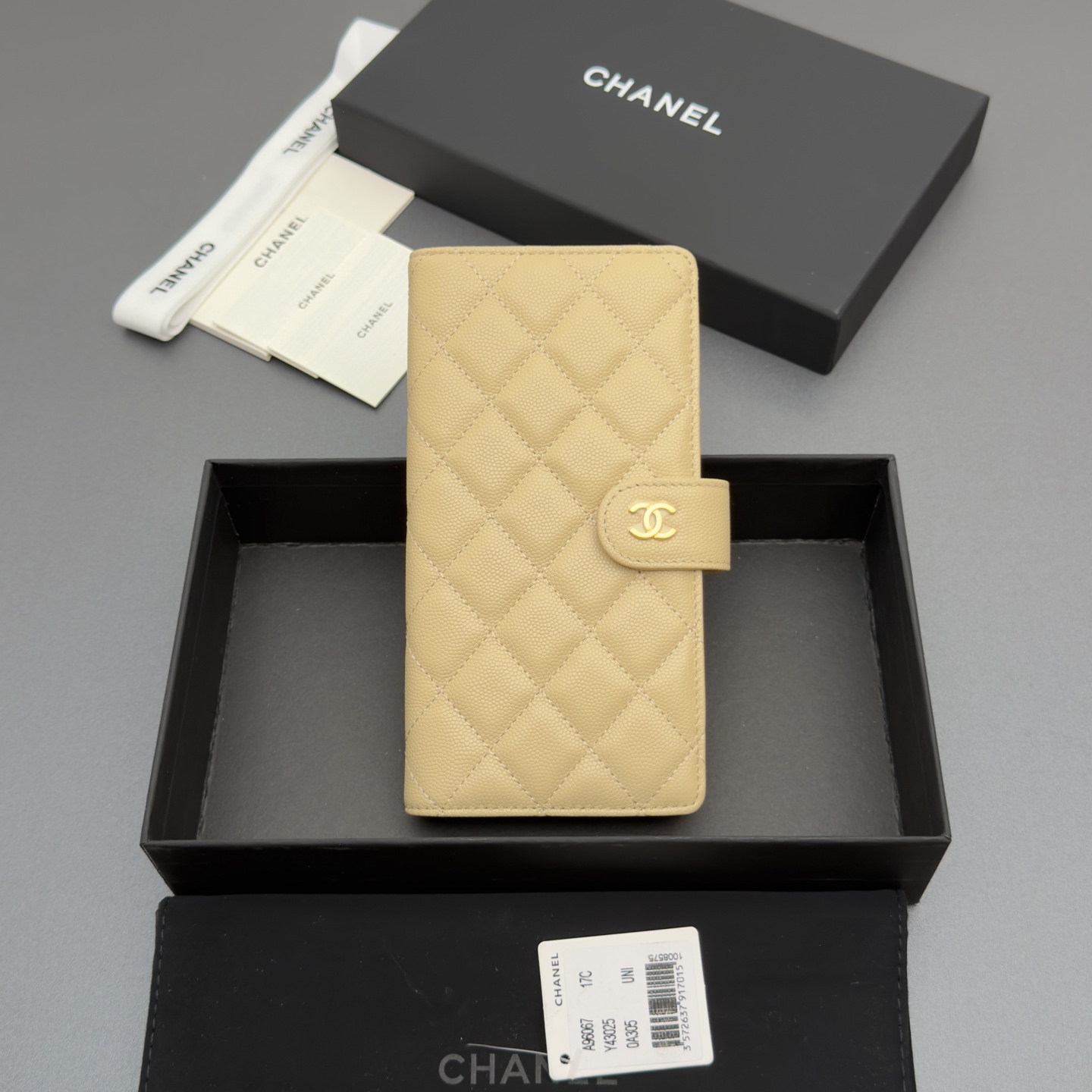 Chanel 샤넬 퀼팅 롱 월렛 지갑 복제